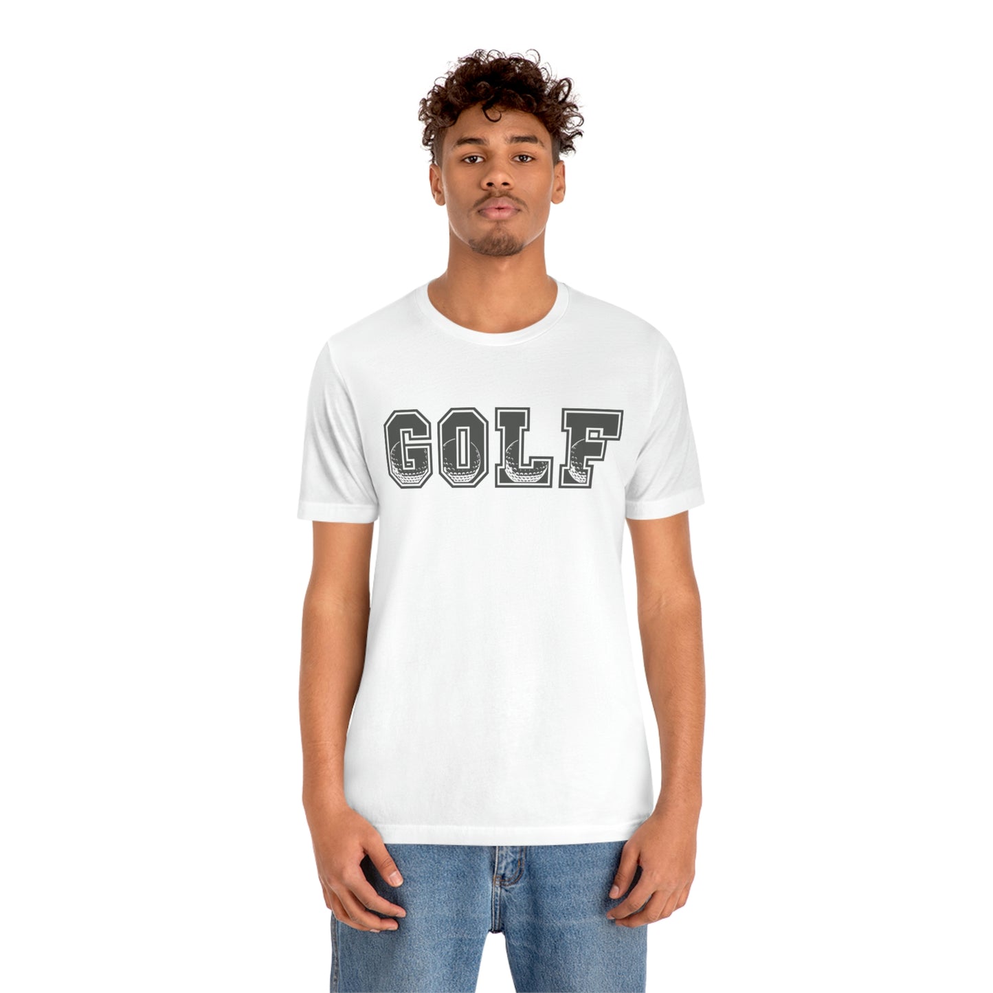 Golf Grey Unisex Jersey Short Sleeve Tee