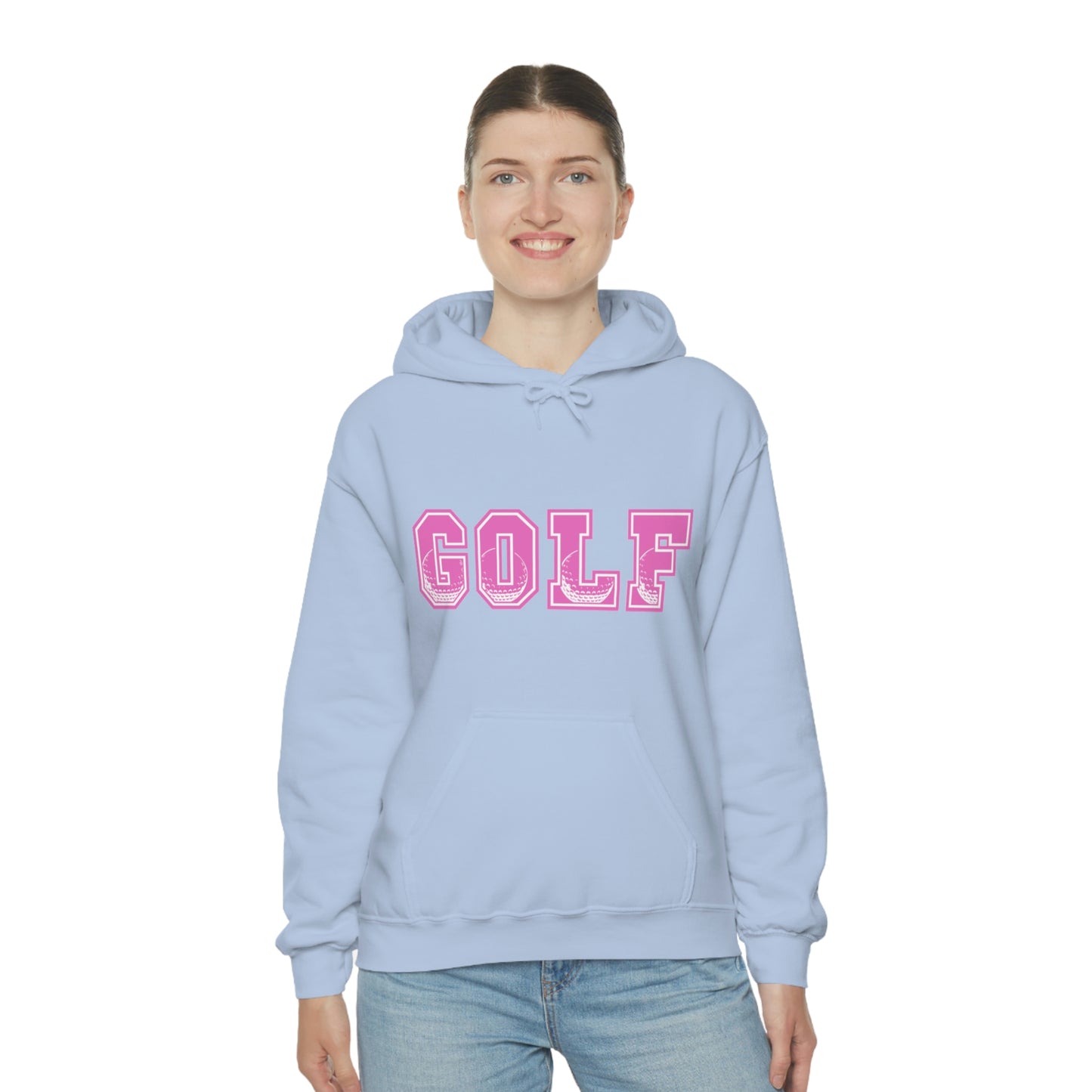 Golf Pink Unisex Heavy Blend™ Hooded Sweatshirt