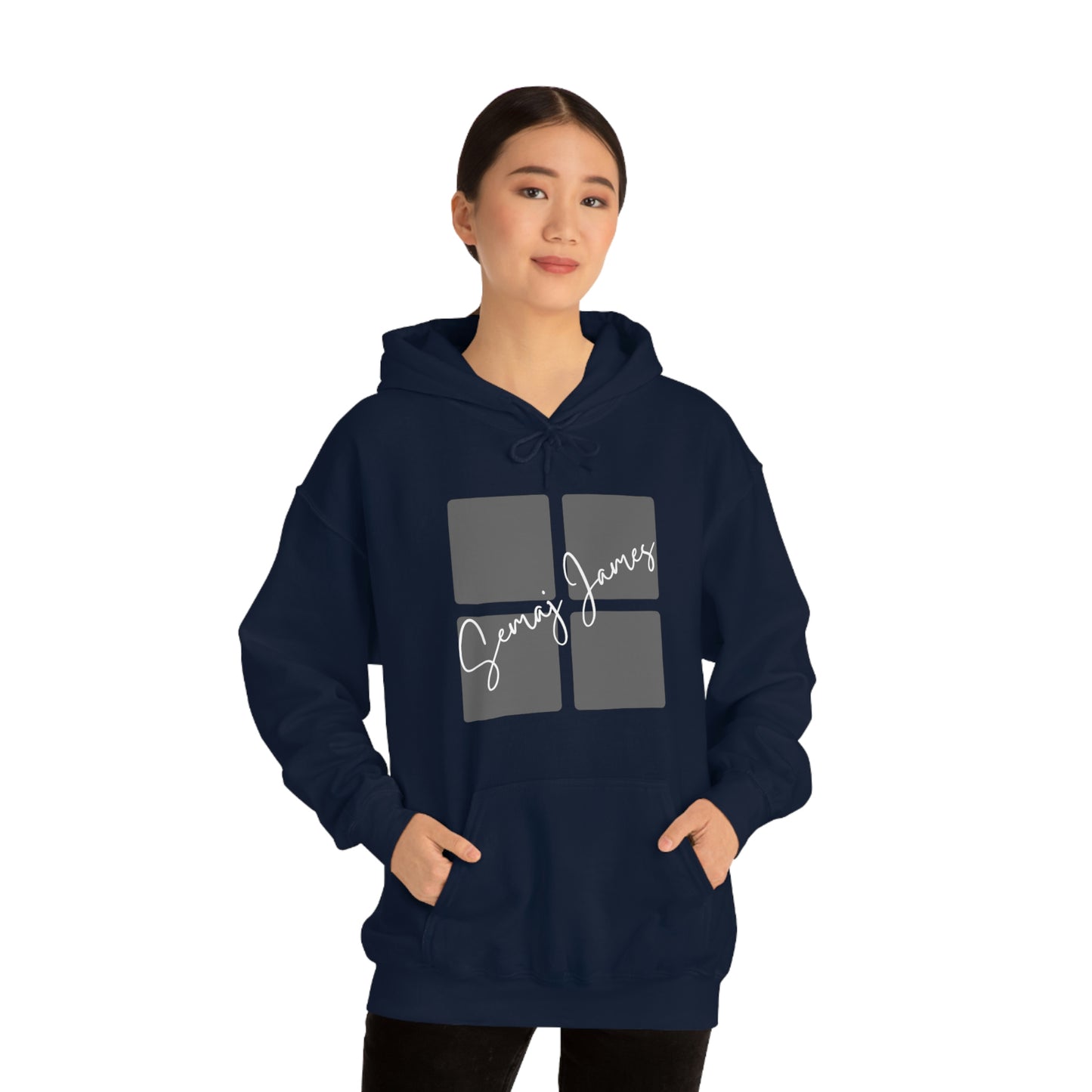 Broken Square Semaj James Unisex Heavy Blend™ Hooded Sweatshirt