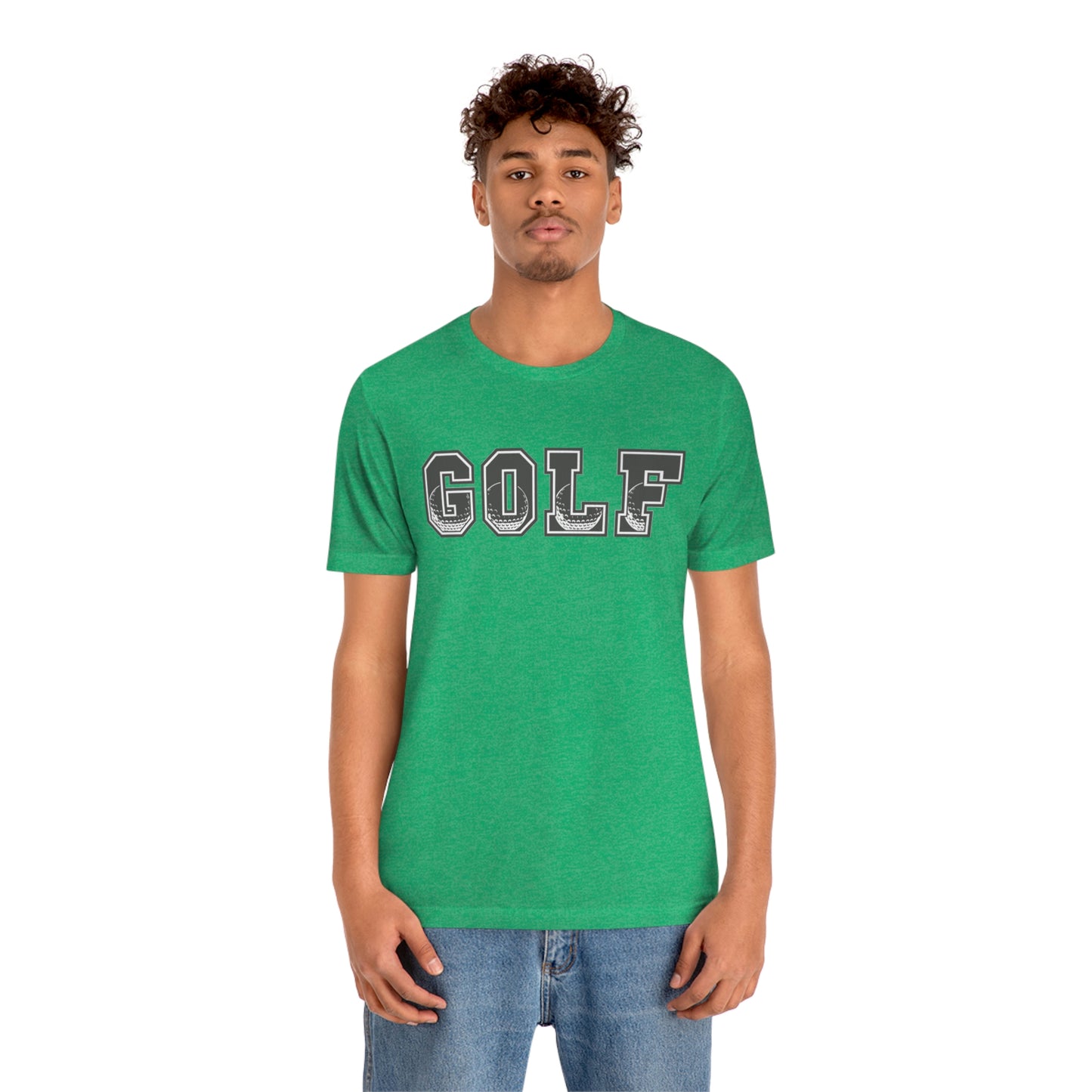 Golf Grey Unisex Jersey Short Sleeve Tee