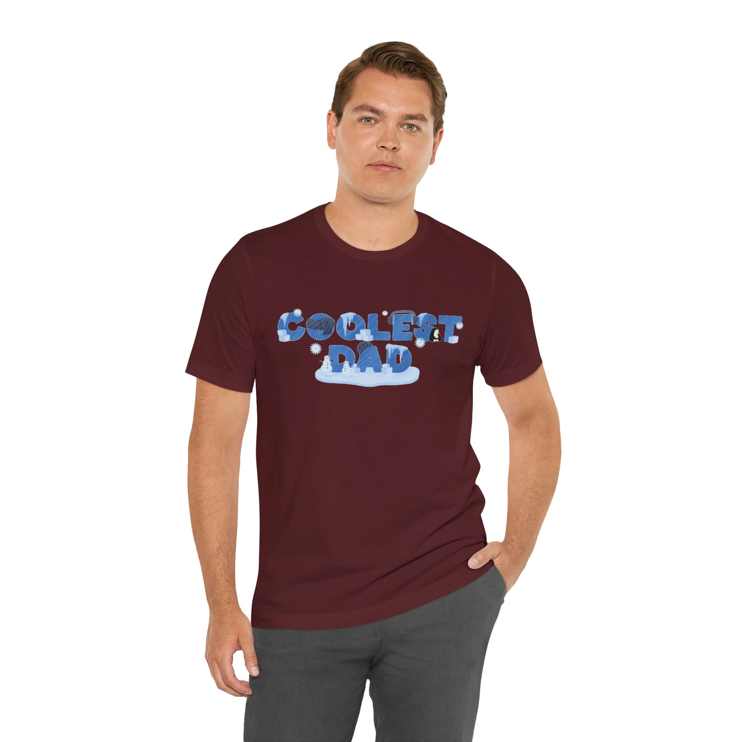 Coolest Dad Unisex Jersey Short Sleeve Tee