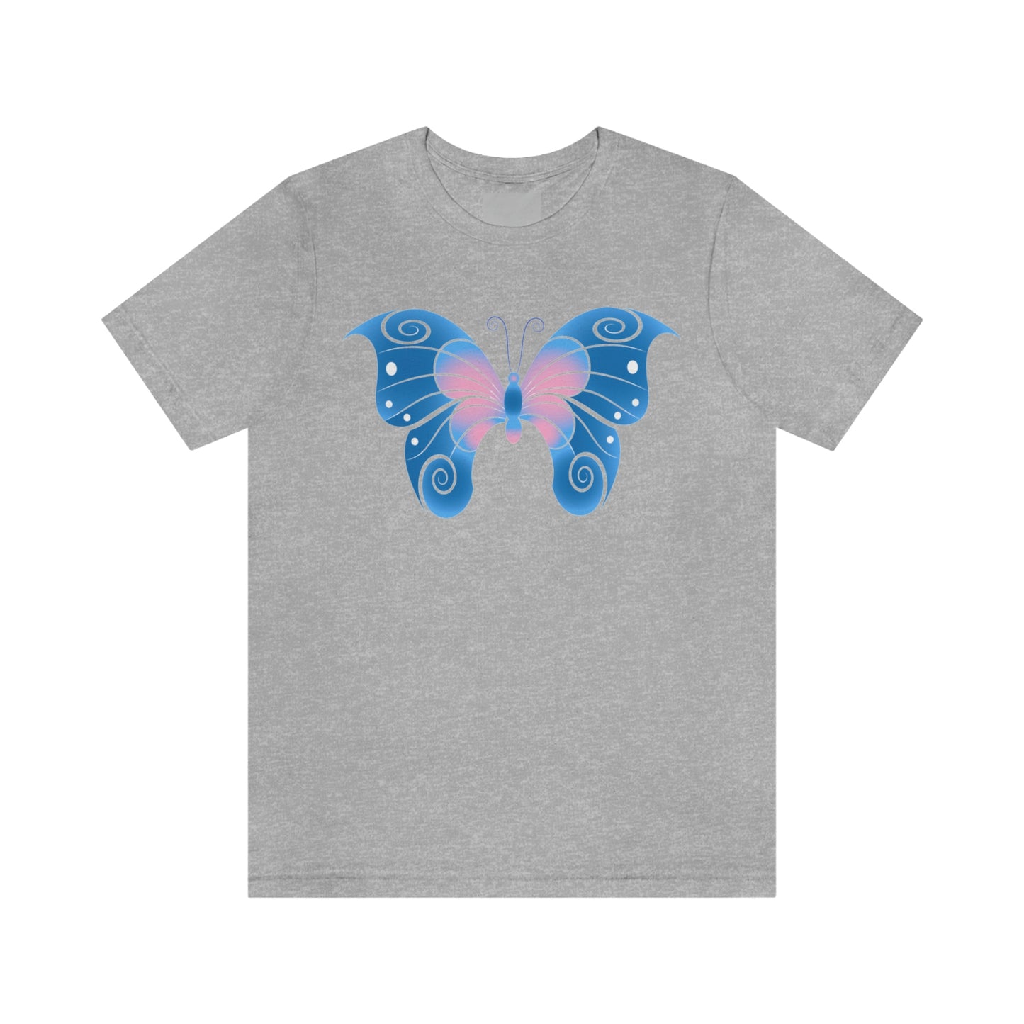 Butterfly Blue Unisex Jersey Short Sleeve Tee