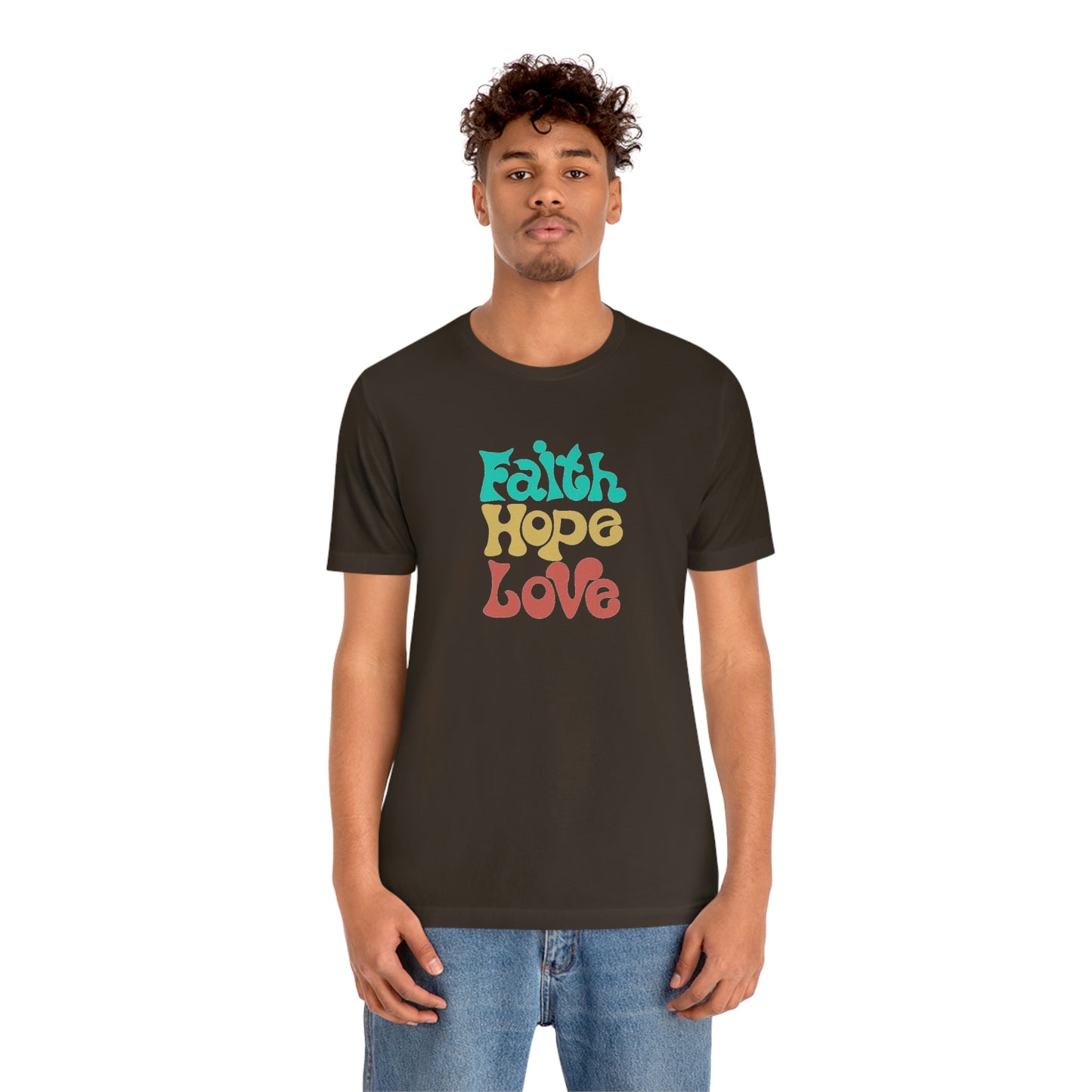 Faith Hope Love Unisex Jersey Short Sleeve Tee