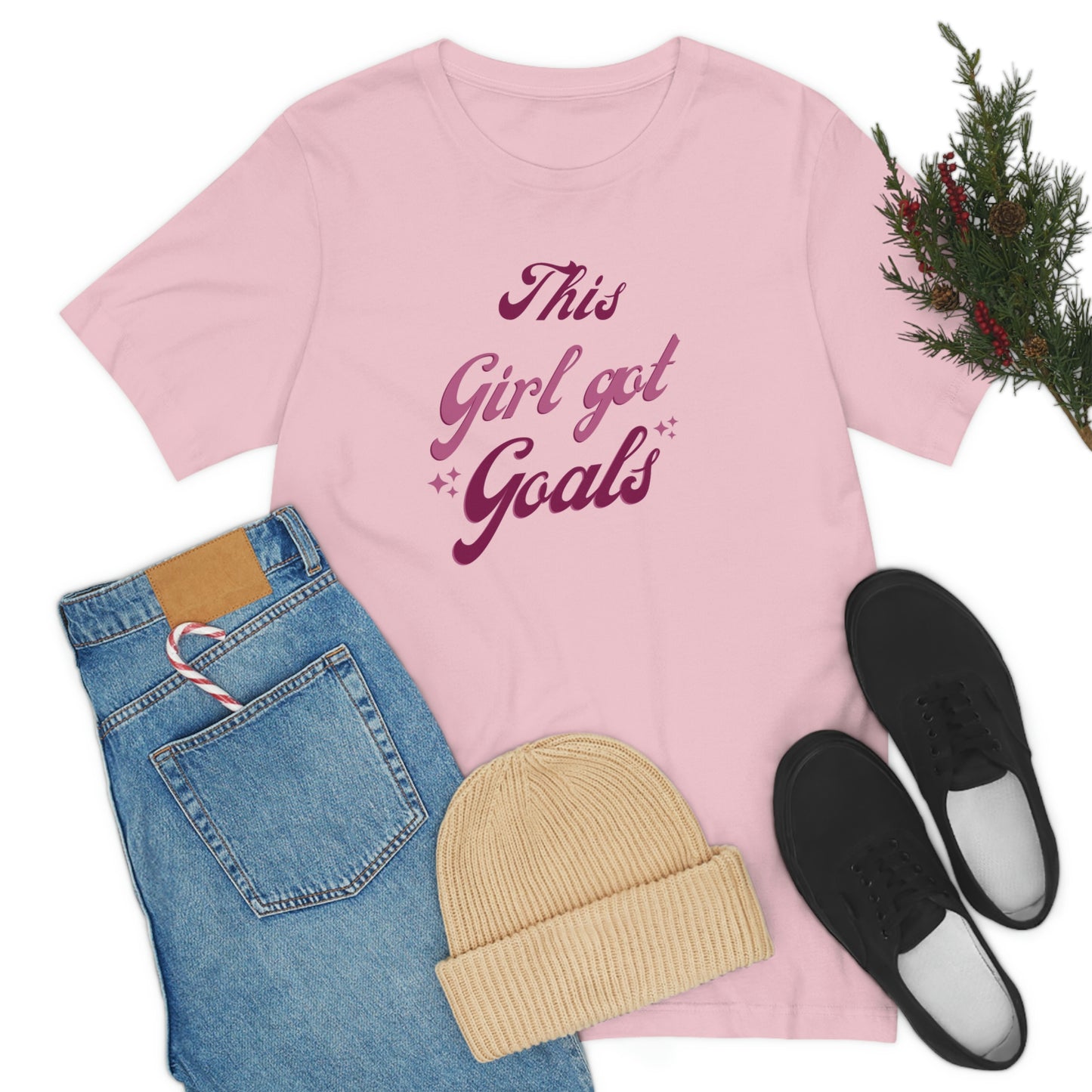 This Girl Got Goals Unisex Jersey Short Sleeve Tee