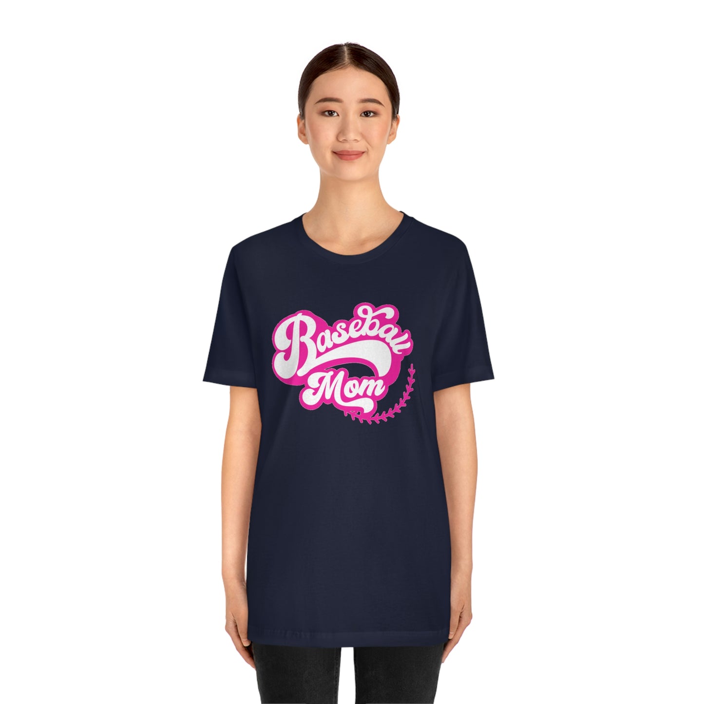 Baseball Mom Unisex Jersey Short Sleeve Tee