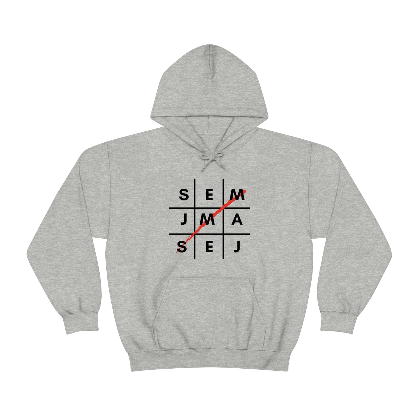 Semaj James Tic Tac Toe Unisex Heavy Blend™ Hooded Sweatshirt