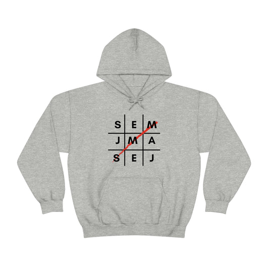 Semaj James Tic Tac Toe Unisex Heavy Blend™ Hooded Sweatshirt