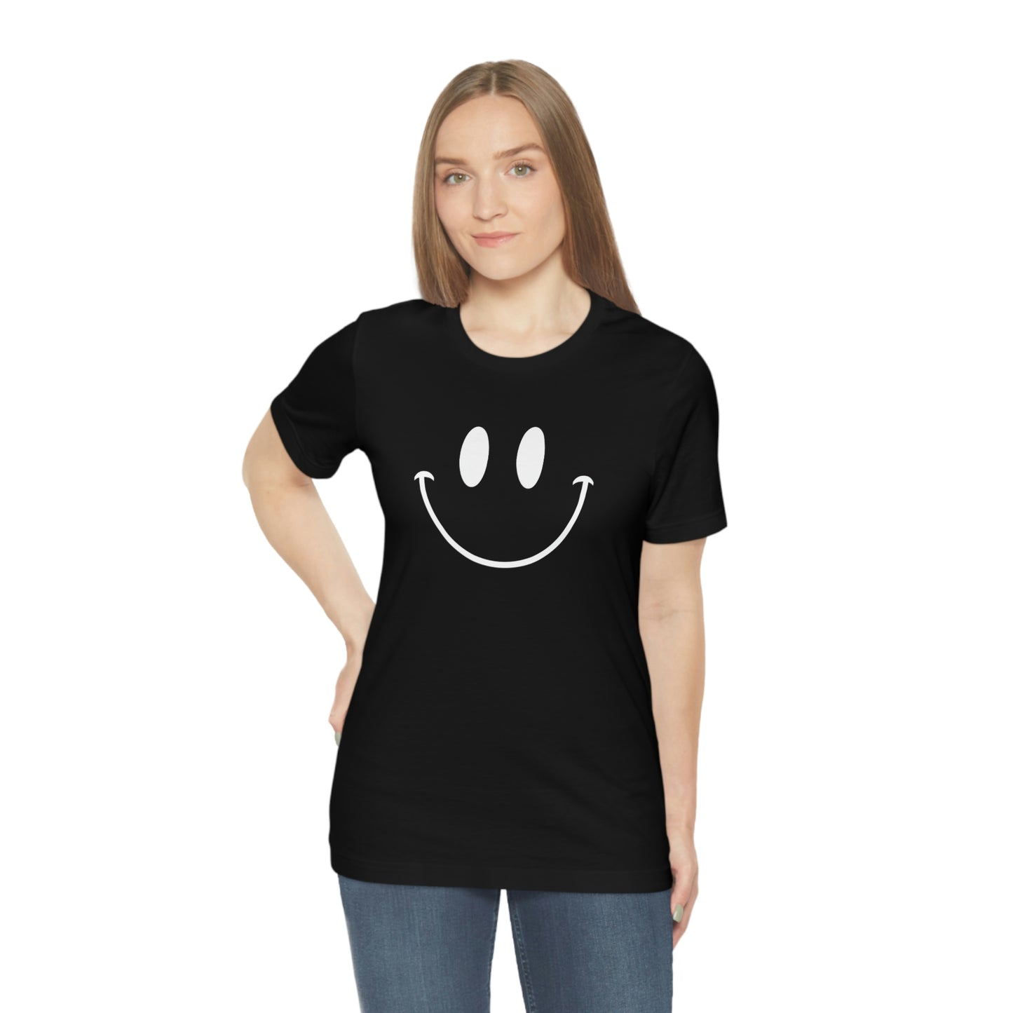 Smiley Face Unisex Jersey Short Sleeve Tee