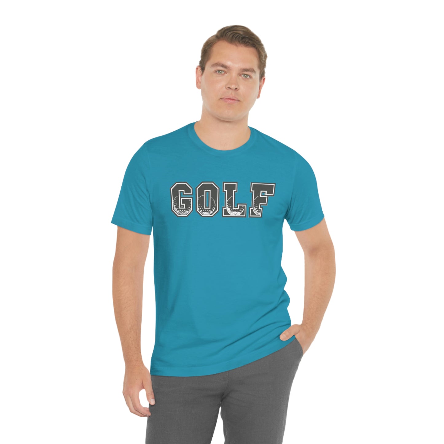 Golf Grey Unisex Jersey Short Sleeve Tee