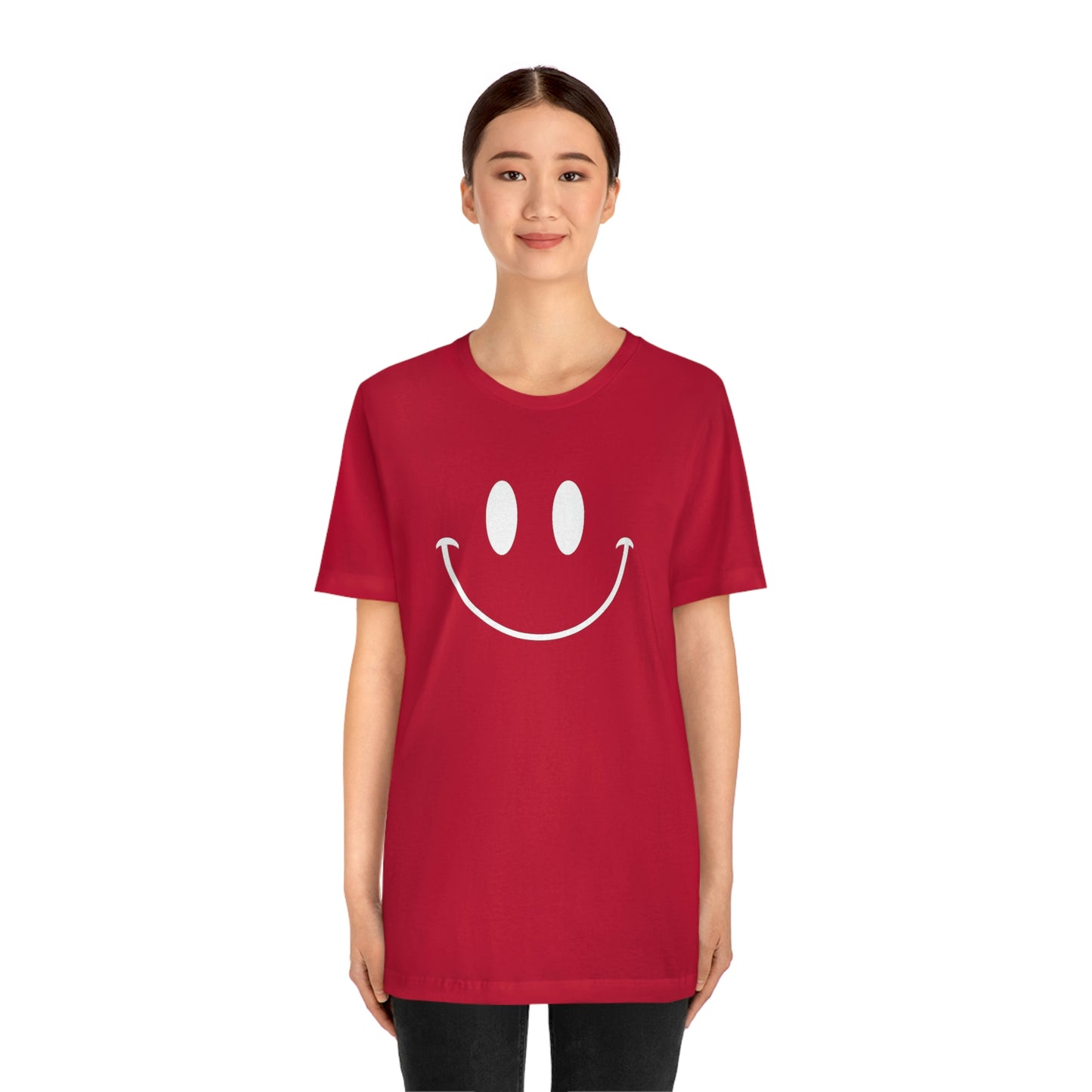 Smiley Face Unisex Jersey Short Sleeve Tee