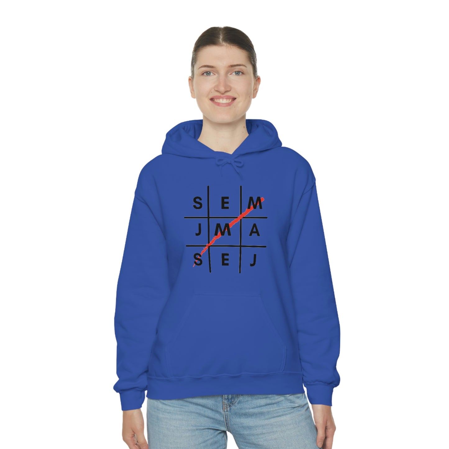 Semaj James Tic Tac Toe Unisex Heavy Blend™ Hooded Sweatshirt