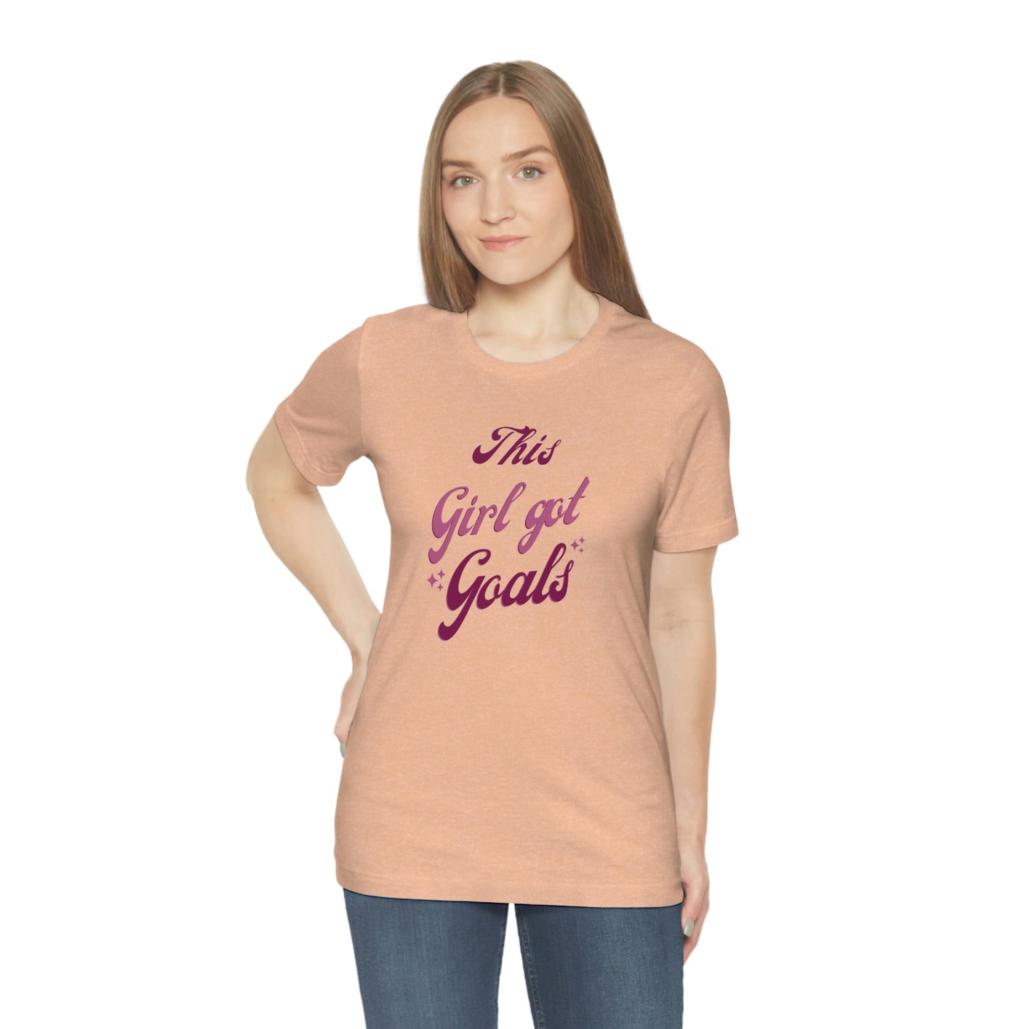 This Girl Got Goals Unisex Jersey Short Sleeve Tee