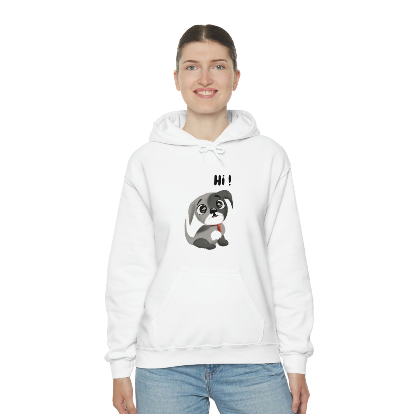 Hi Puppy Unisex Heavy Blend™ Hooded Sweatshirt