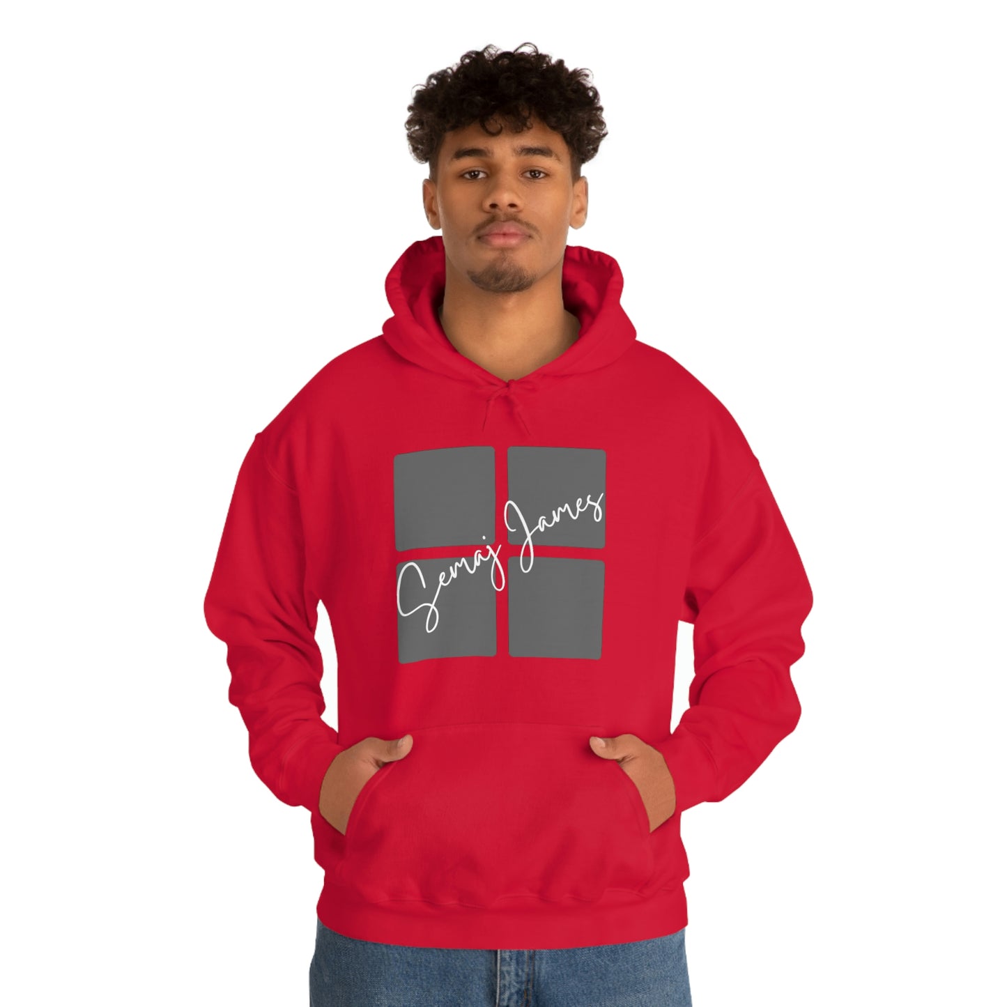 Broken Square Semaj James Unisex Heavy Blend™ Hooded Sweatshirt