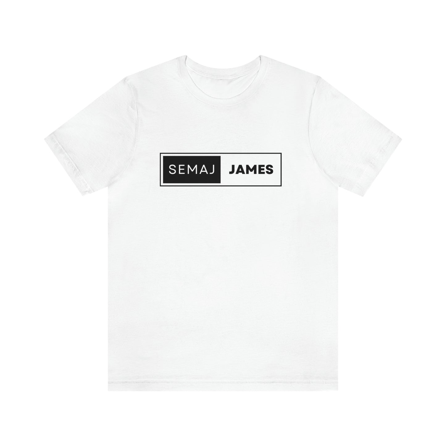 Semaj James BlacK & White Unisex Jersey Short Sleeve Tee