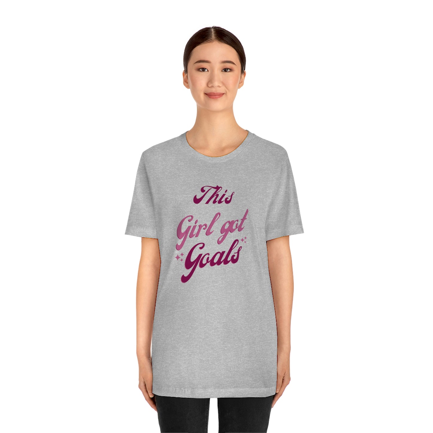 This Girl Got Goals Unisex Jersey Short Sleeve Tee