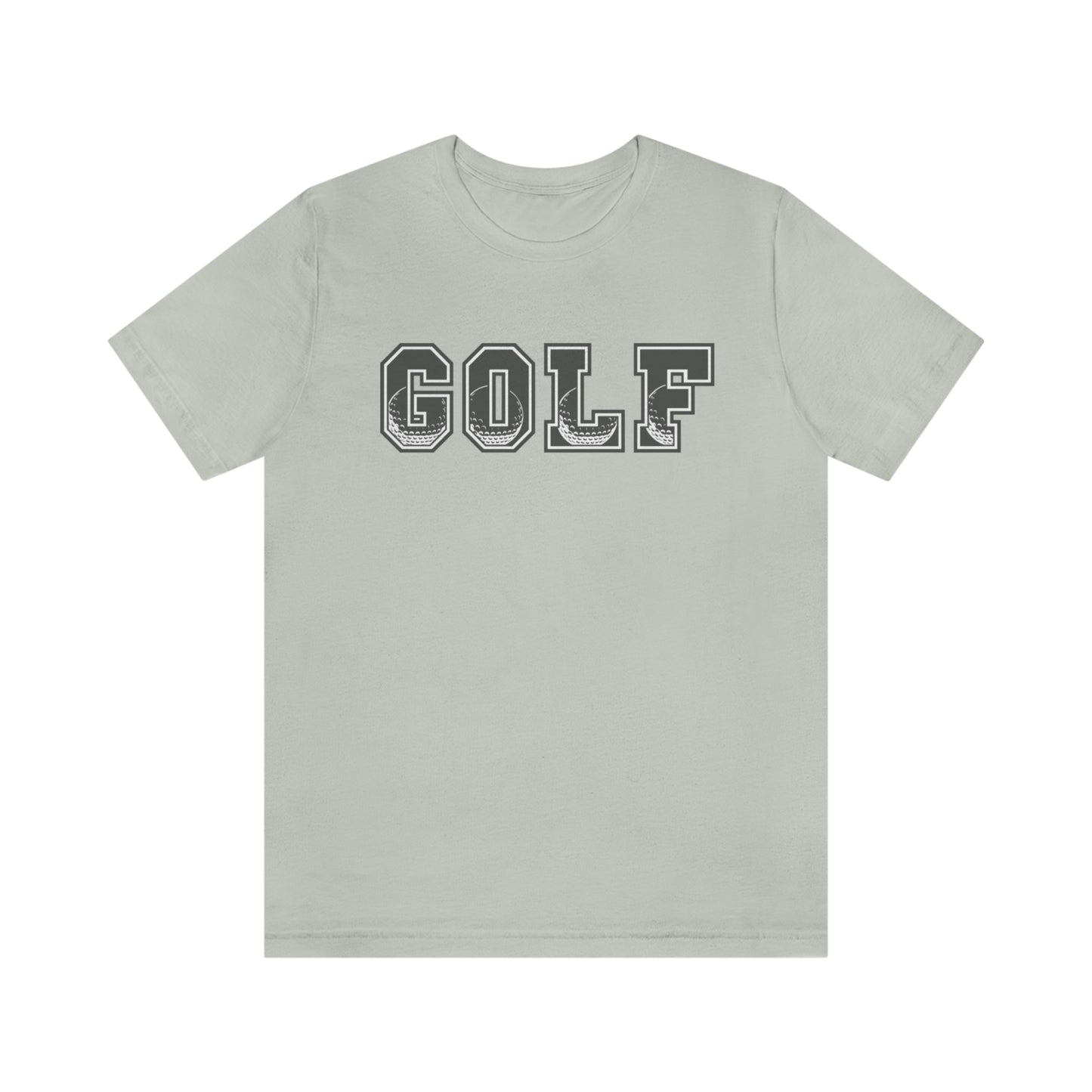 Golf Grey Unisex Jersey Short Sleeve Tee