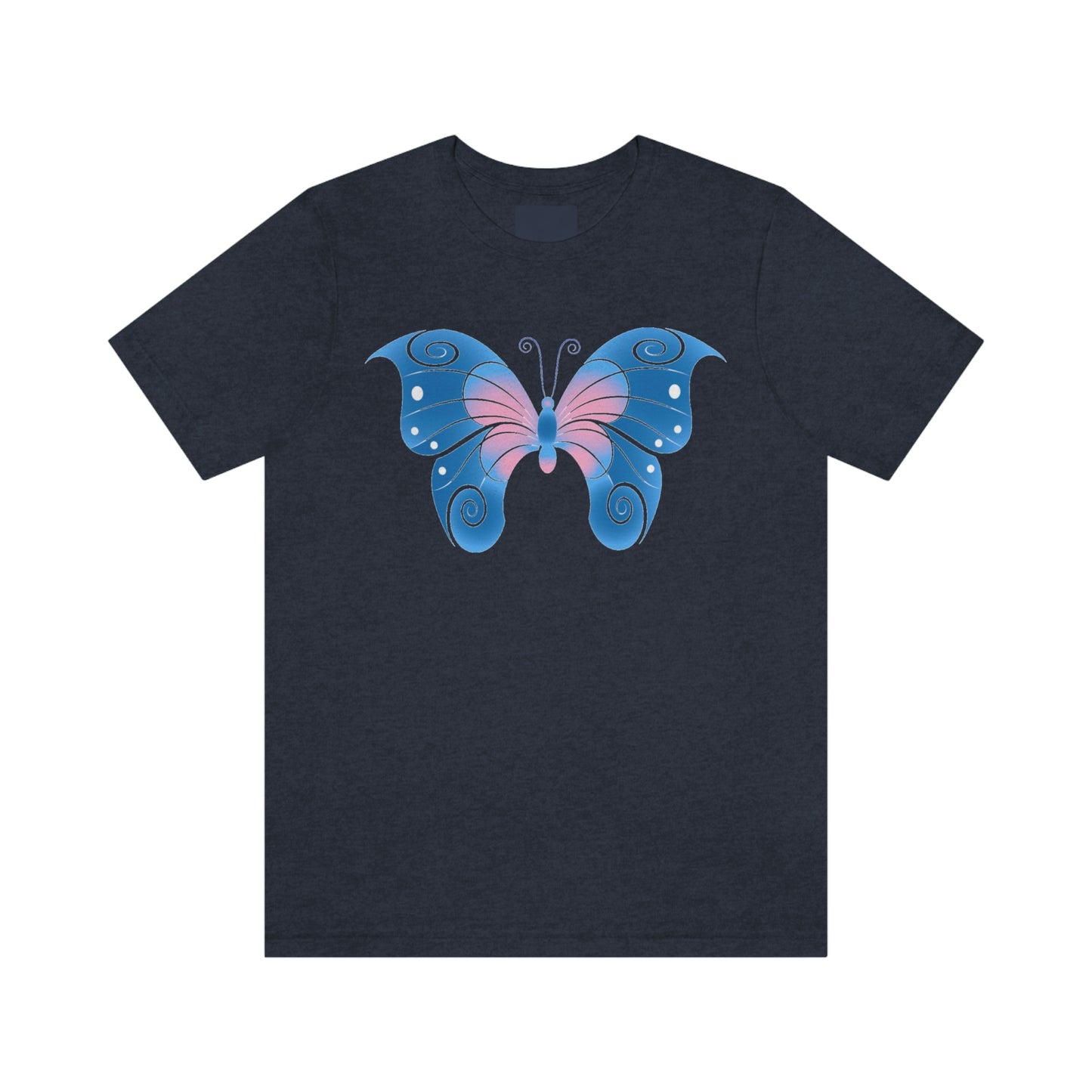 Butterfly Blue Unisex Jersey Short Sleeve Tee