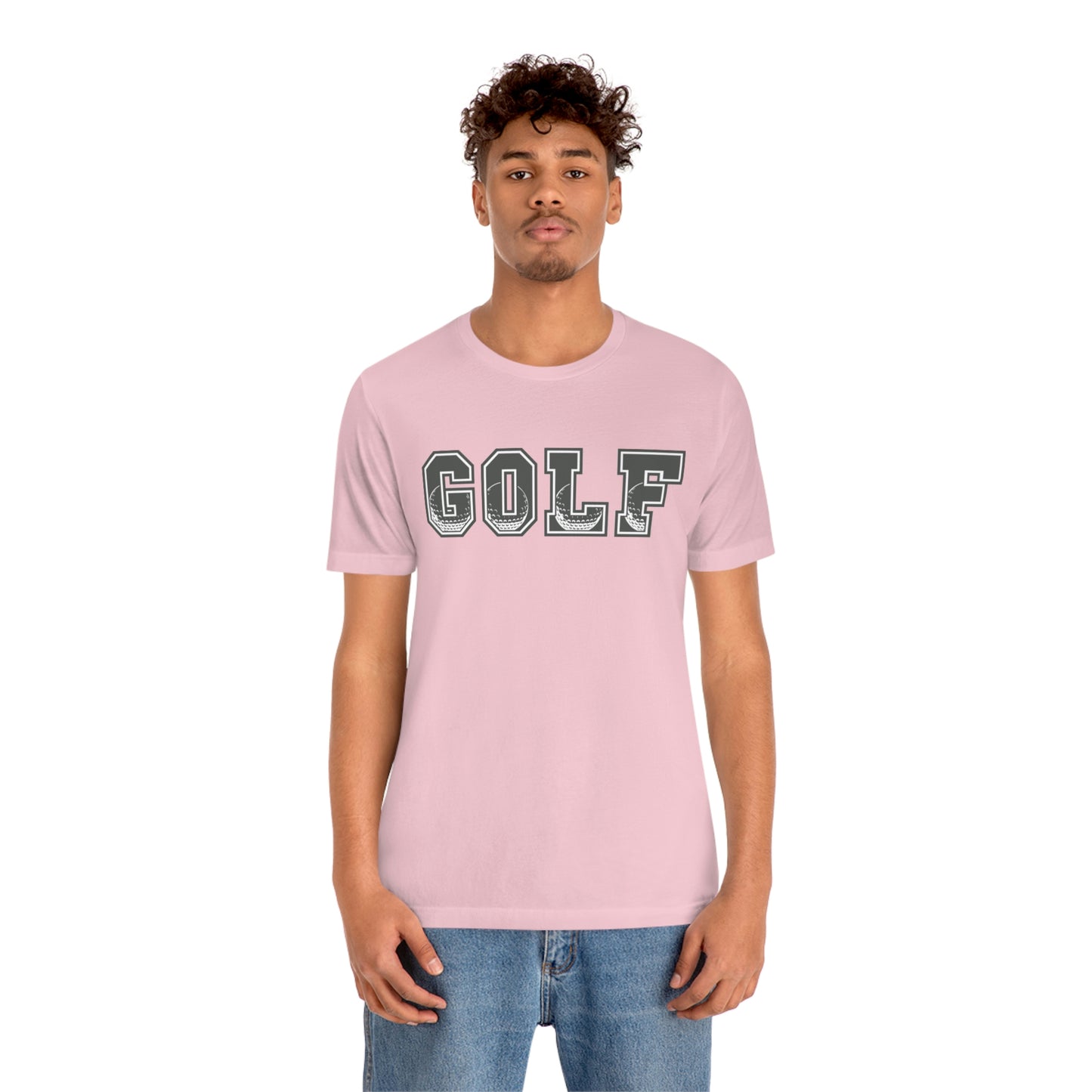 Golf Grey Unisex Jersey Short Sleeve Tee