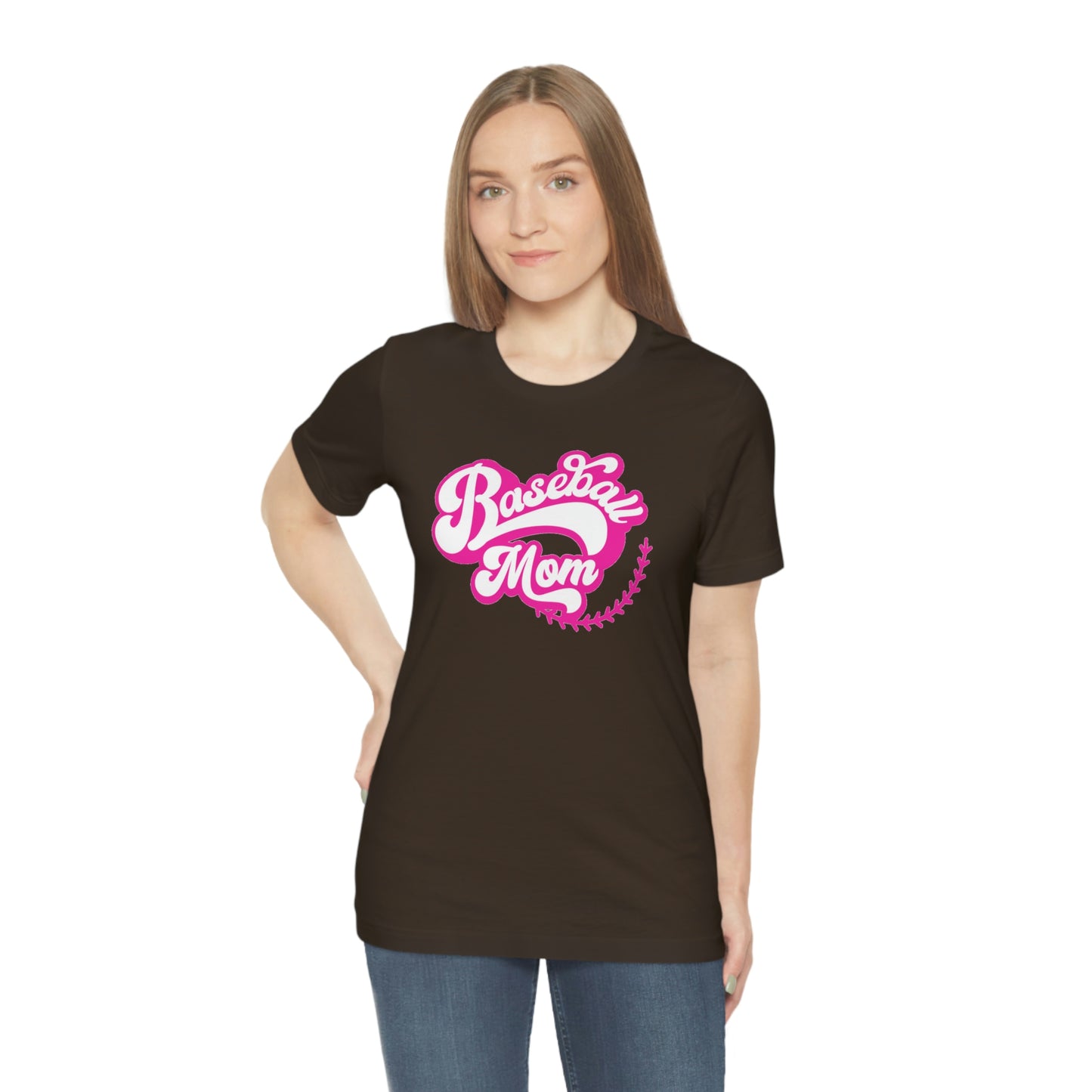 Baseball Mom Unisex Jersey Short Sleeve Tee