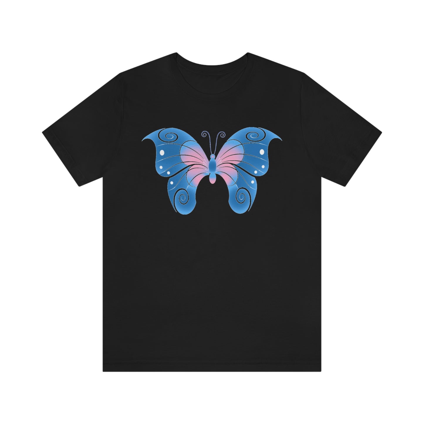 Butterfly Blue Unisex Jersey Short Sleeve Tee