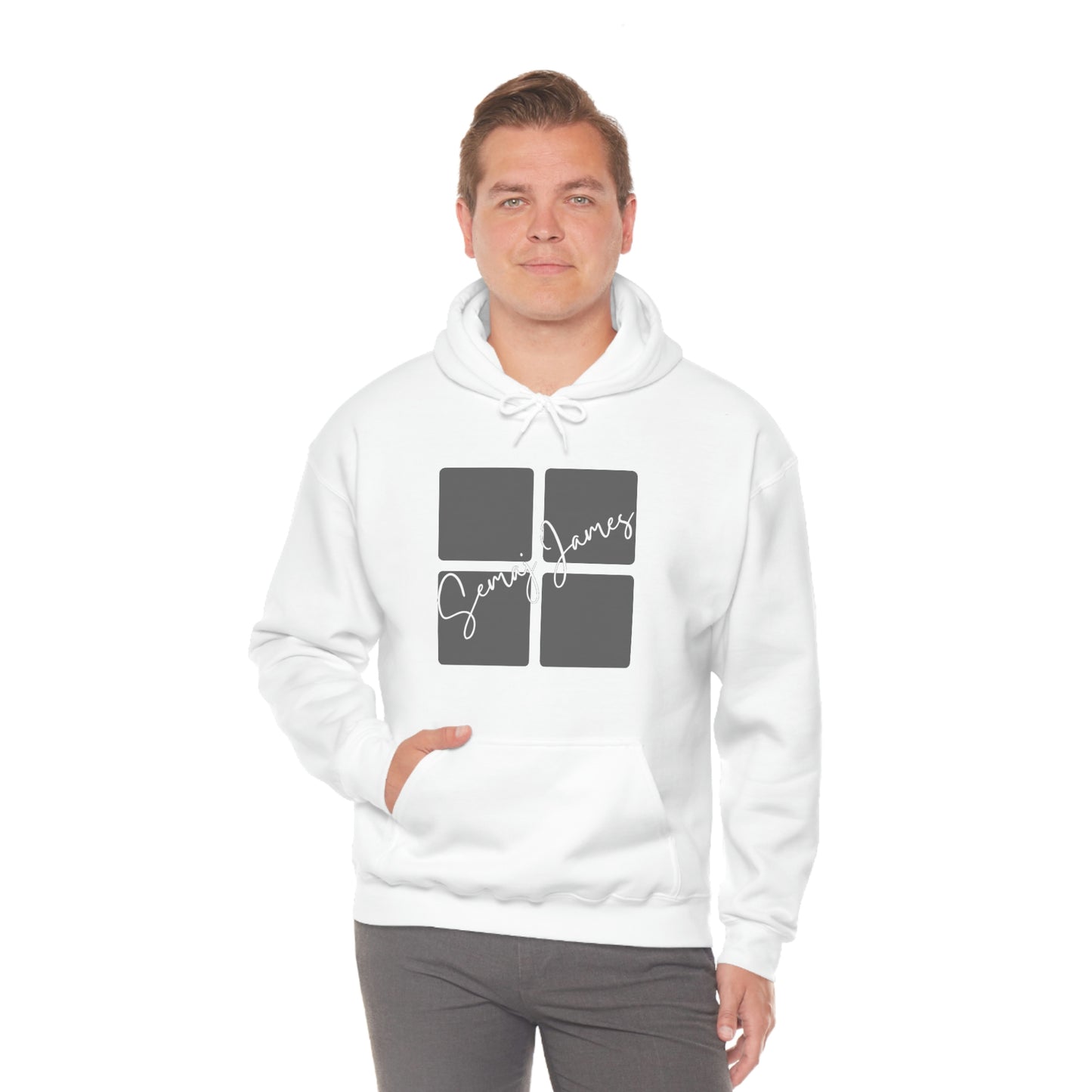 Broken Square Semaj James Unisex Heavy Blend™ Hooded Sweatshirt