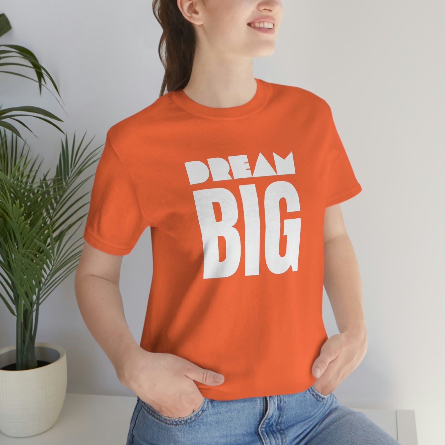 Dream Big Unisex Jersey Short Sleeve Tee