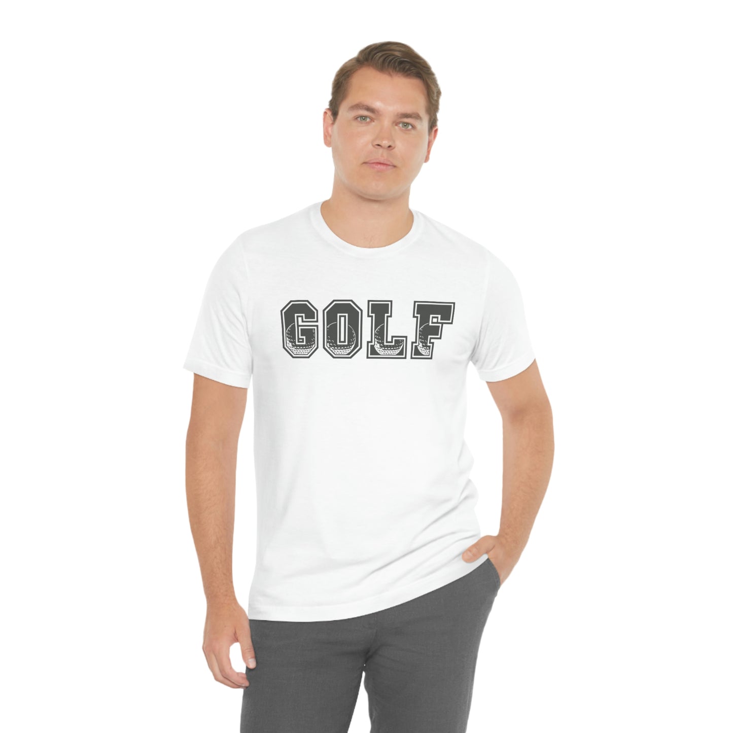 Golf Grey Unisex Jersey Short Sleeve Tee