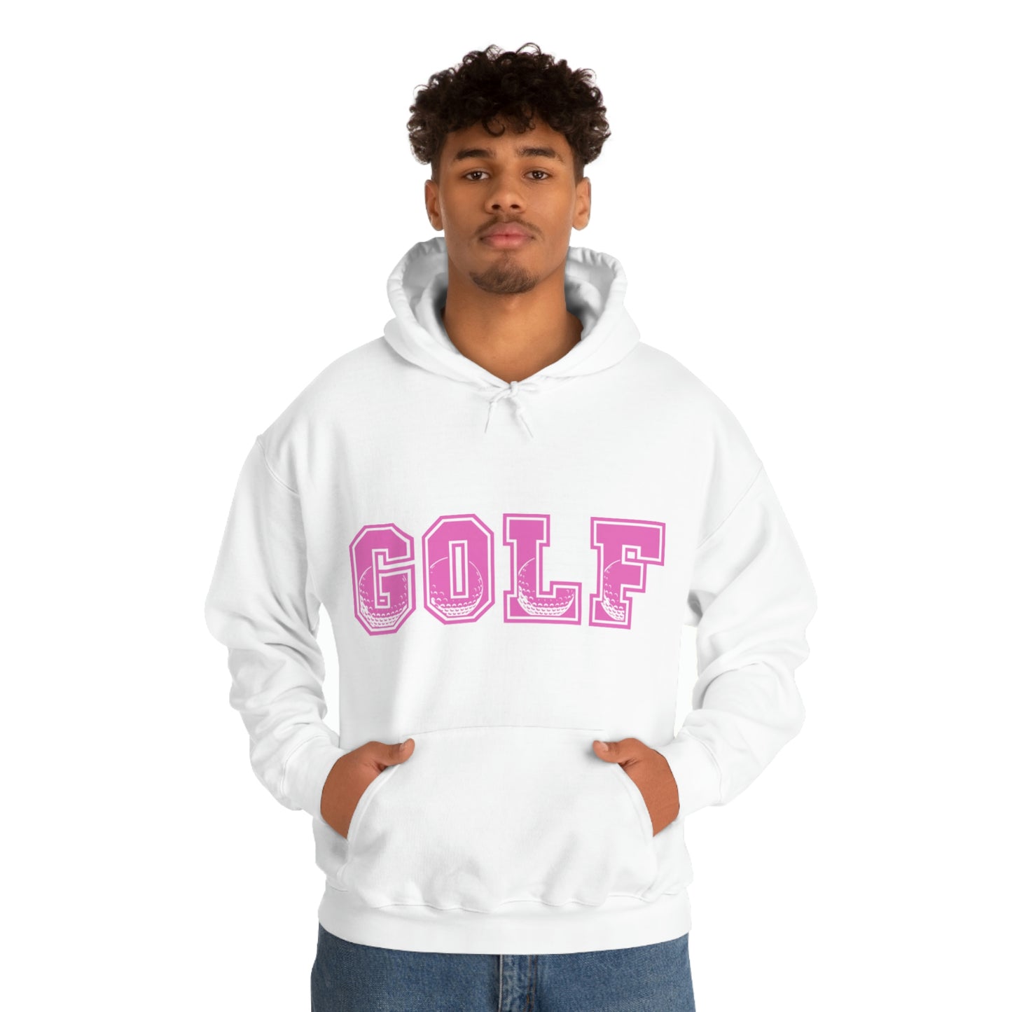 Golf Pink Unisex Heavy Blend™ Hooded Sweatshirt