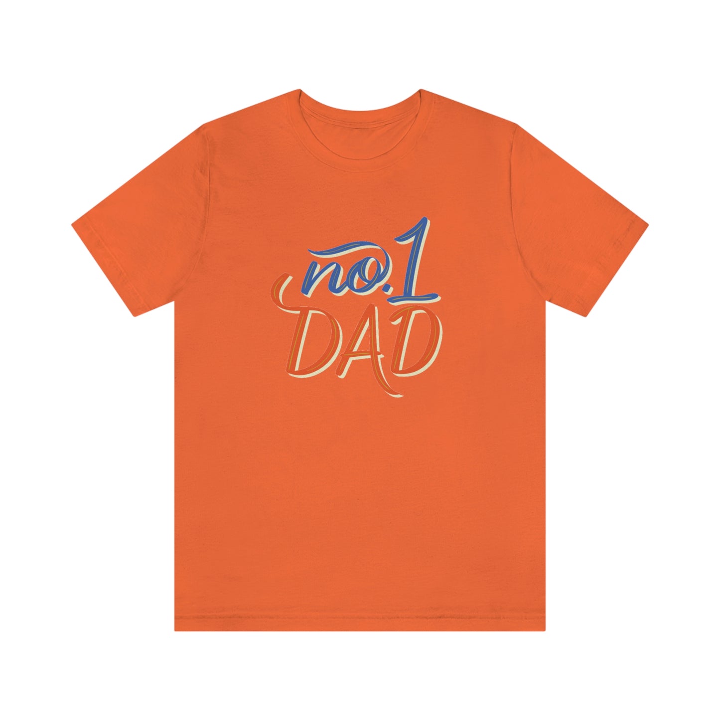 #1 Dad Unisex Jersey Short Sleeve Tee