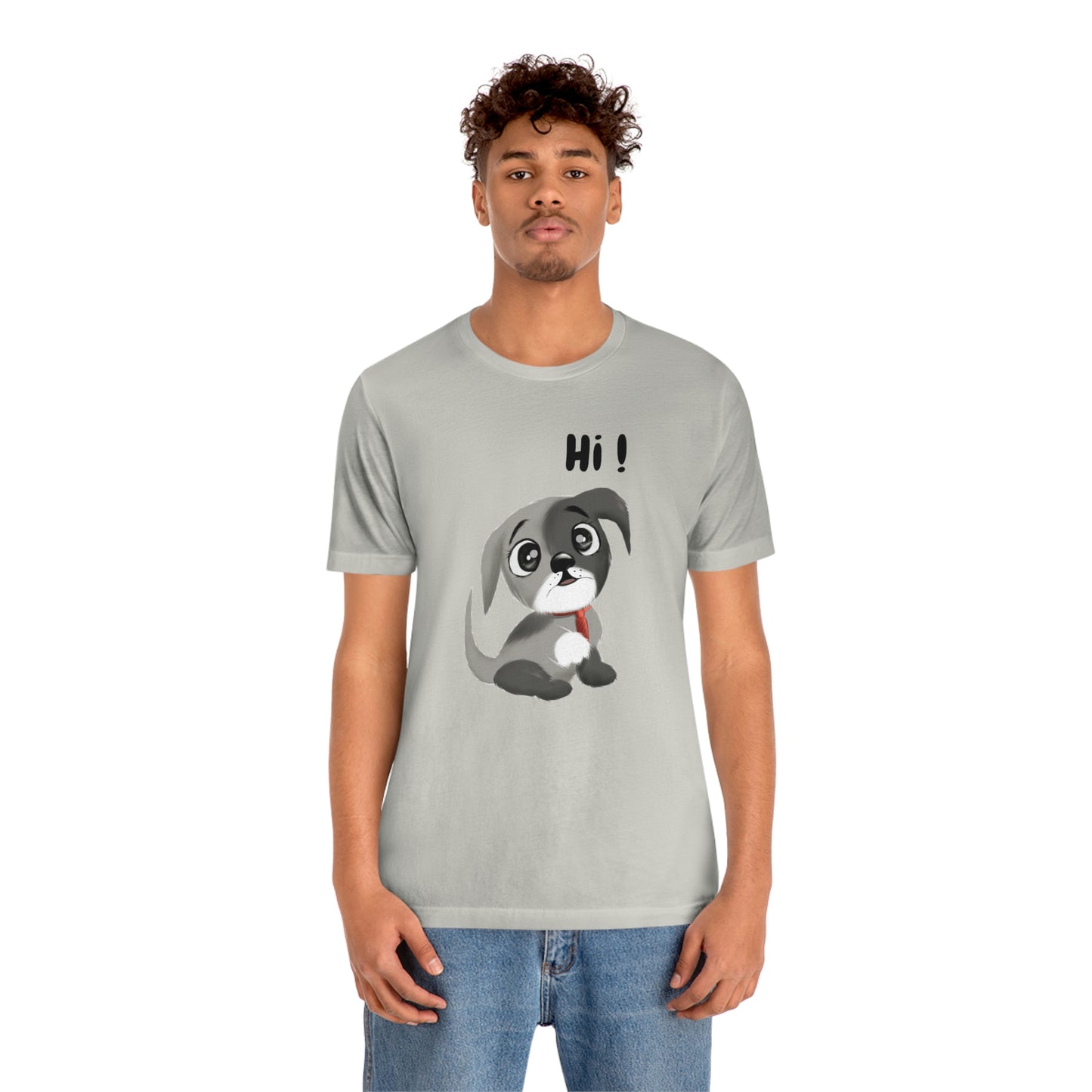 Hi Puppy Unisex Jersey Short Sleeve Tee