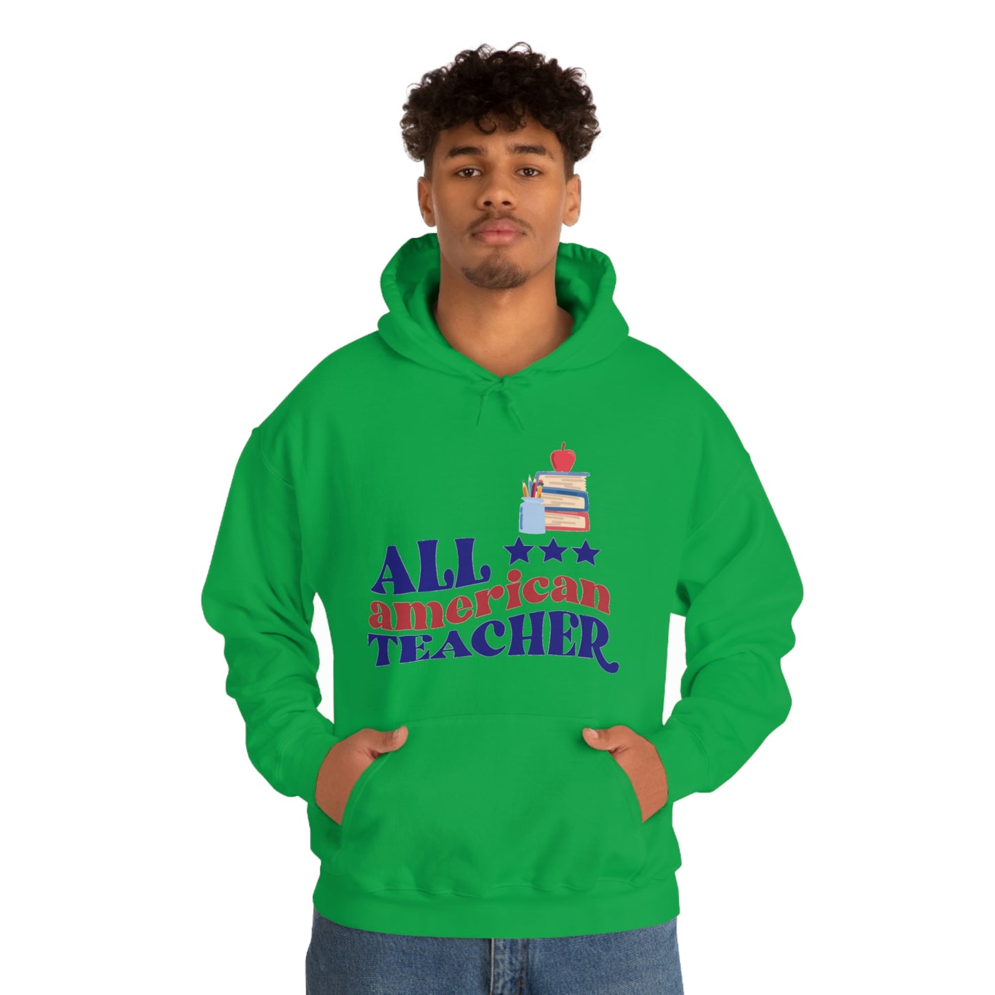 All American Teacher Unisex Heavy Blend™ Hooded Sweatshirt