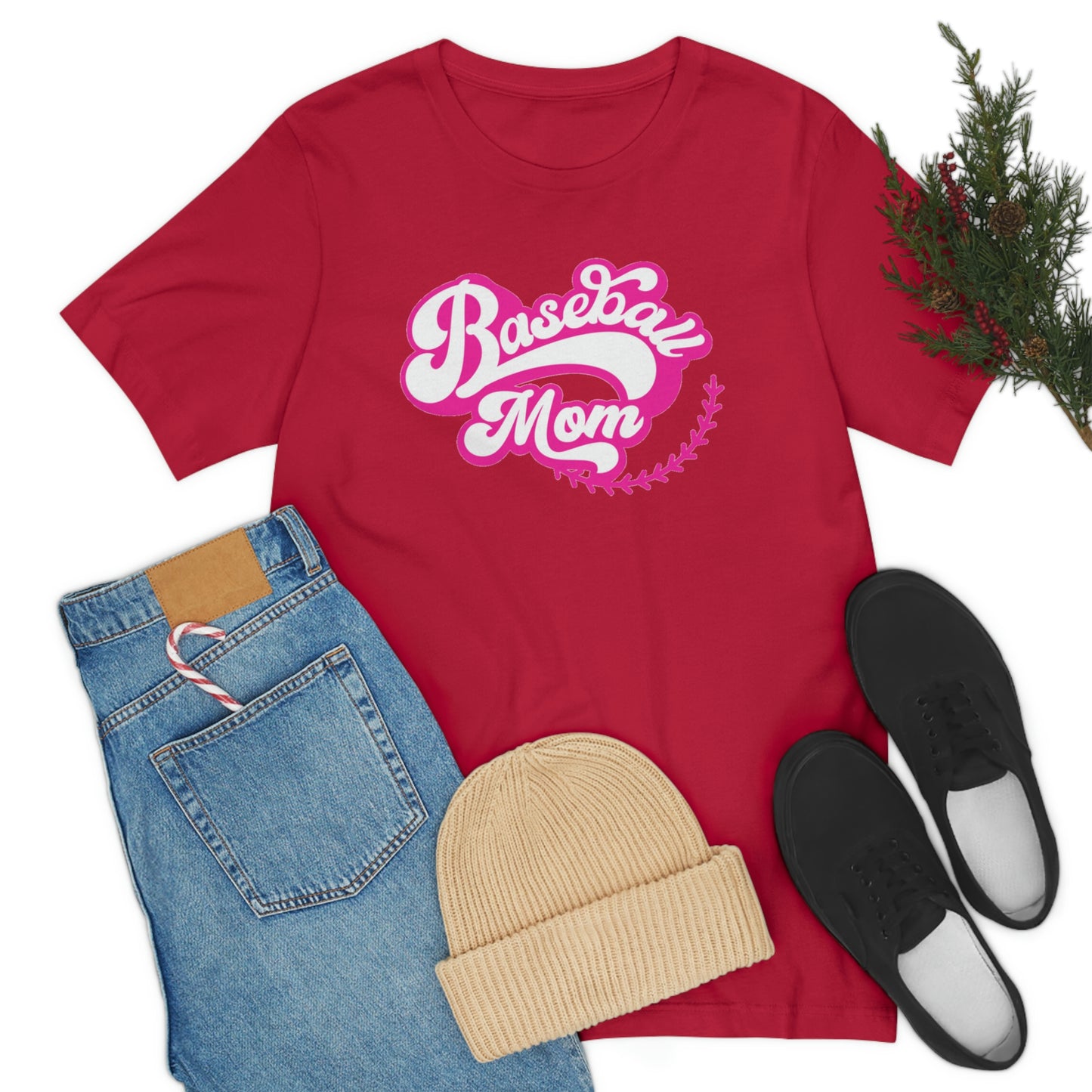 Baseball Mom Unisex Jersey Short Sleeve Tee