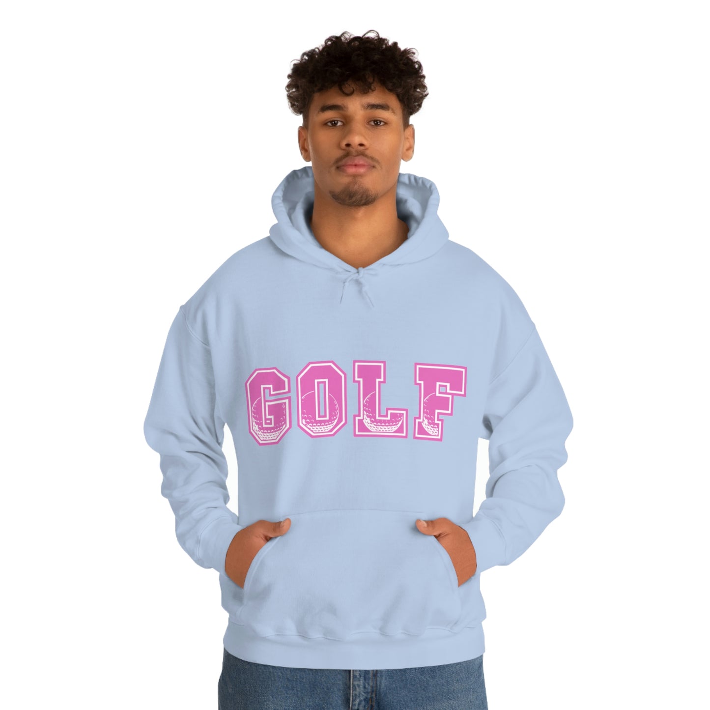 Golf Pink Unisex Heavy Blend™ Hooded Sweatshirt