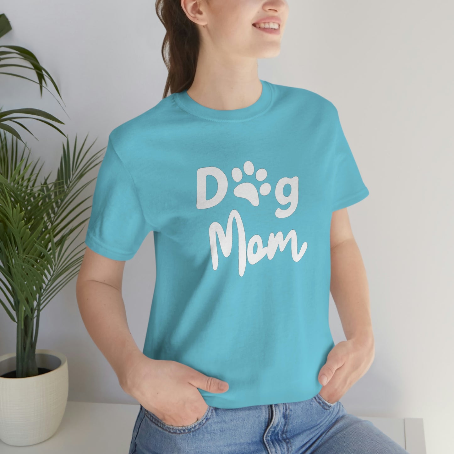 Dog Mom Unisex Jersey Short Sleeve Tee