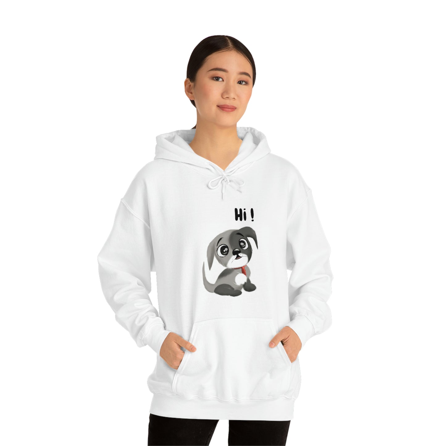 Hi Puppy Unisex Heavy Blend™ Hooded Sweatshirt