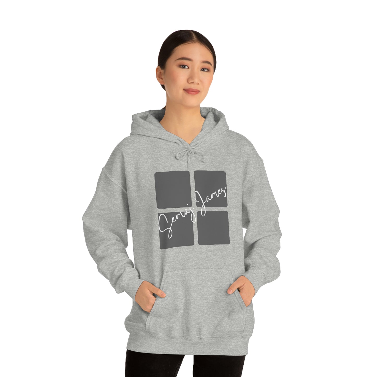 Broken Square Semaj James Unisex Heavy Blend™ Hooded Sweatshirt