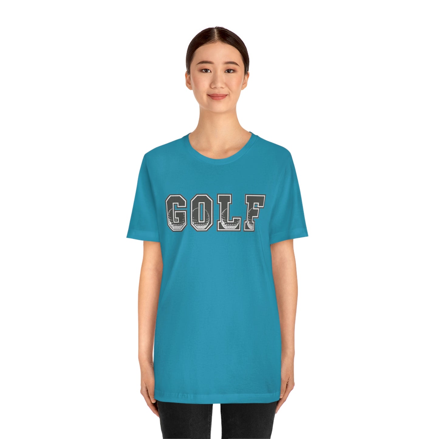 Golf Grey Unisex Jersey Short Sleeve Tee