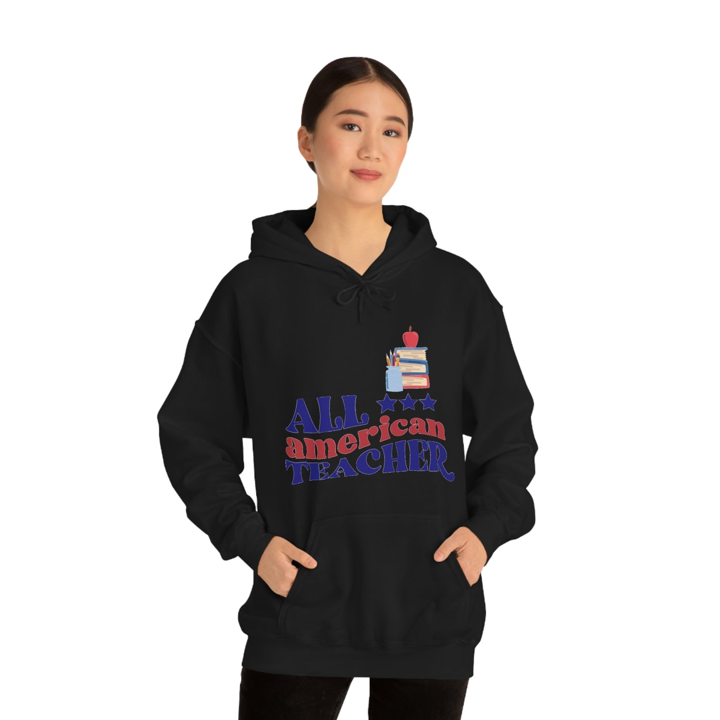 All American Teacher Unisex Heavy Blend™ Hooded Sweatshirt