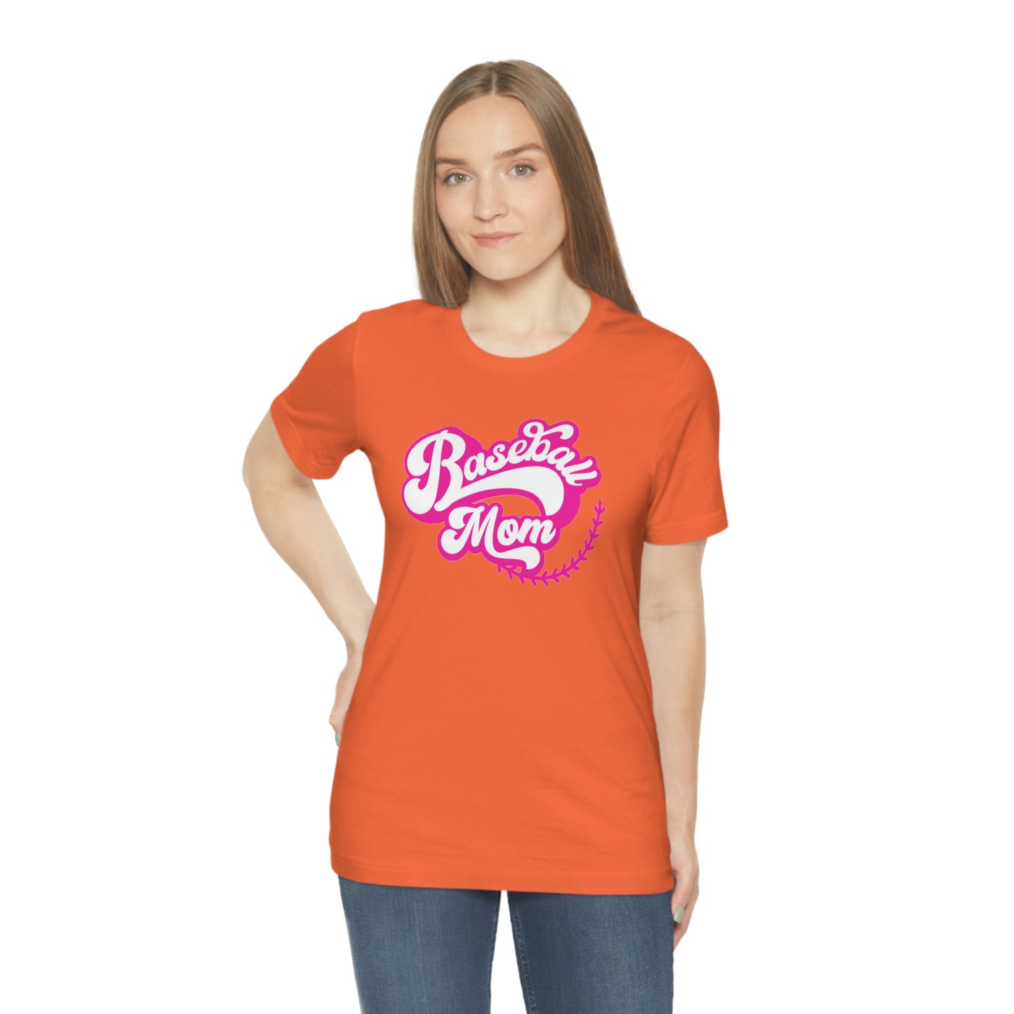 Baseball Mom Unisex Jersey Short Sleeve Tee