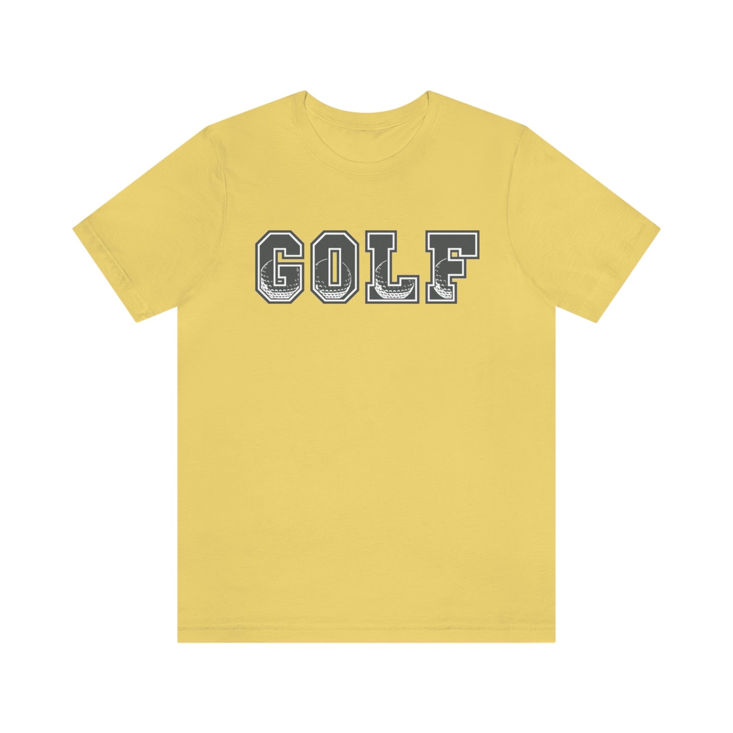 Golf Grey Unisex Jersey Short Sleeve Tee