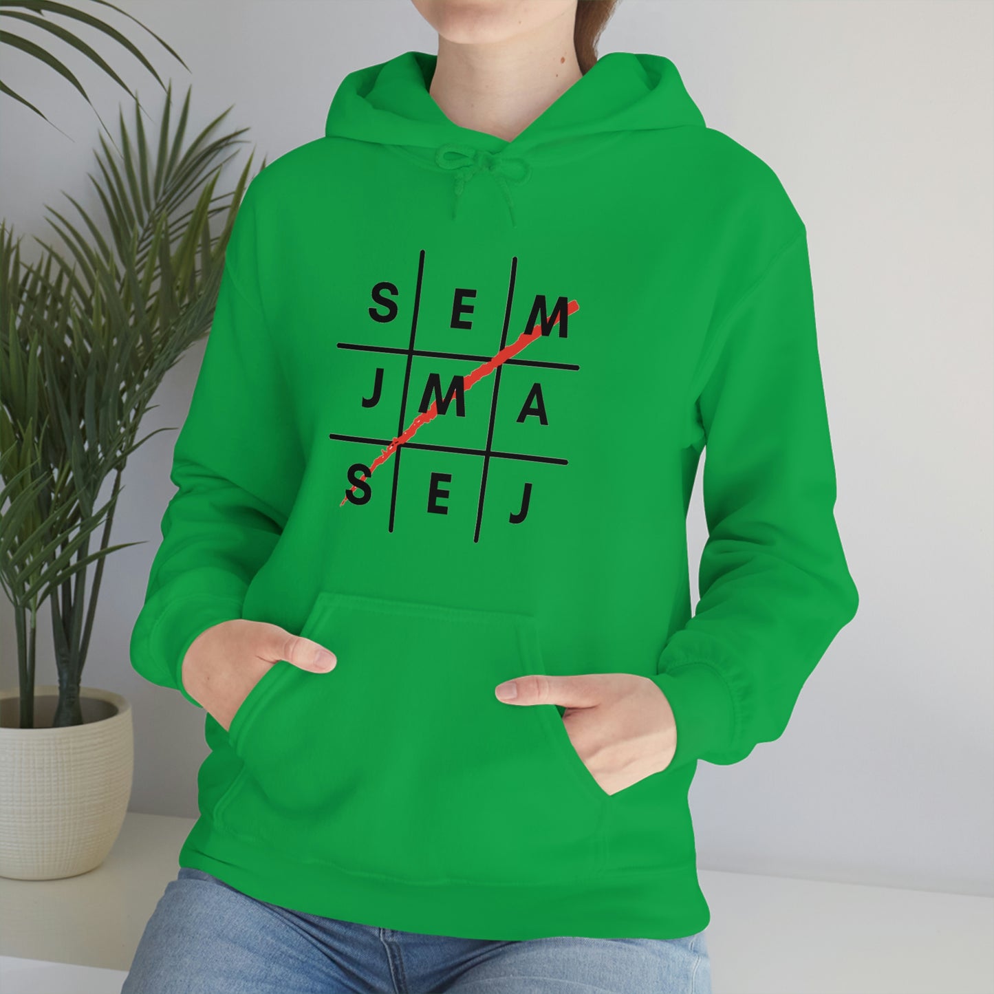 Semaj James Tic Tac Toe Unisex Heavy Blend™ Hooded Sweatshirt