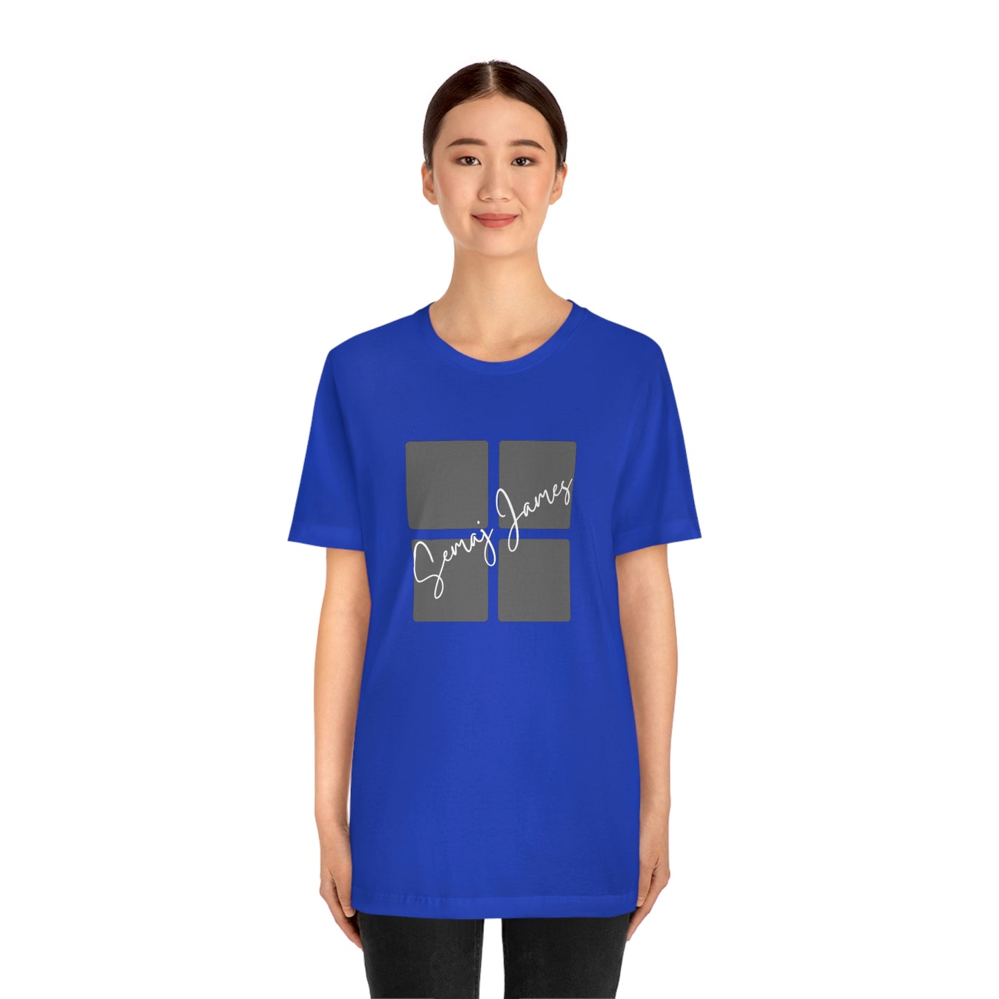 Broken Square Semaj James Unisex Short Sleeve Tee