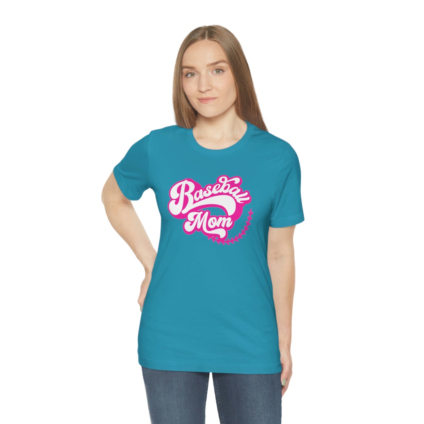 Baseball Mom Unisex Jersey Short Sleeve Tee