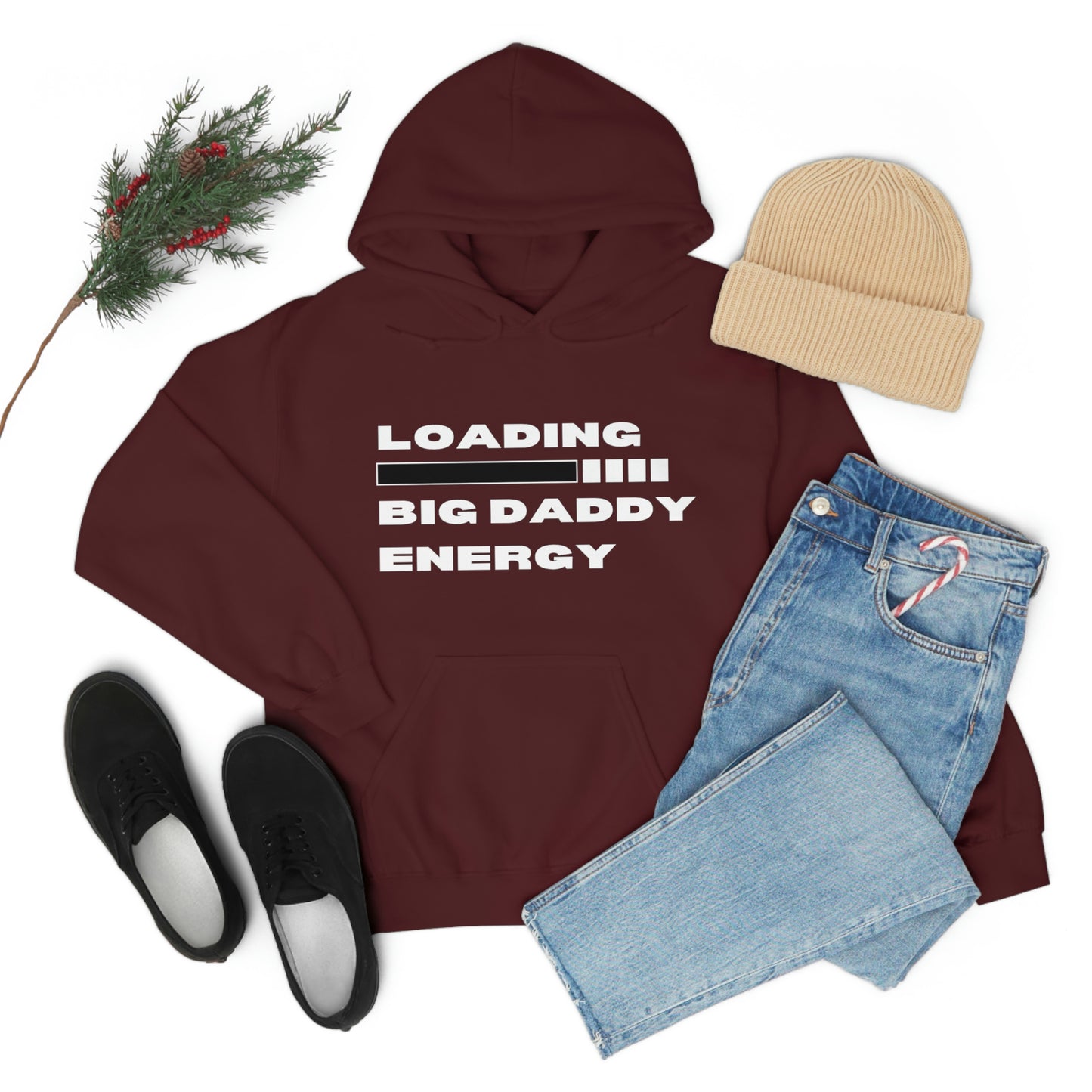 Loading Big Daddy Energy Unisex Heavy Blend™ Hooded Sweatshirt