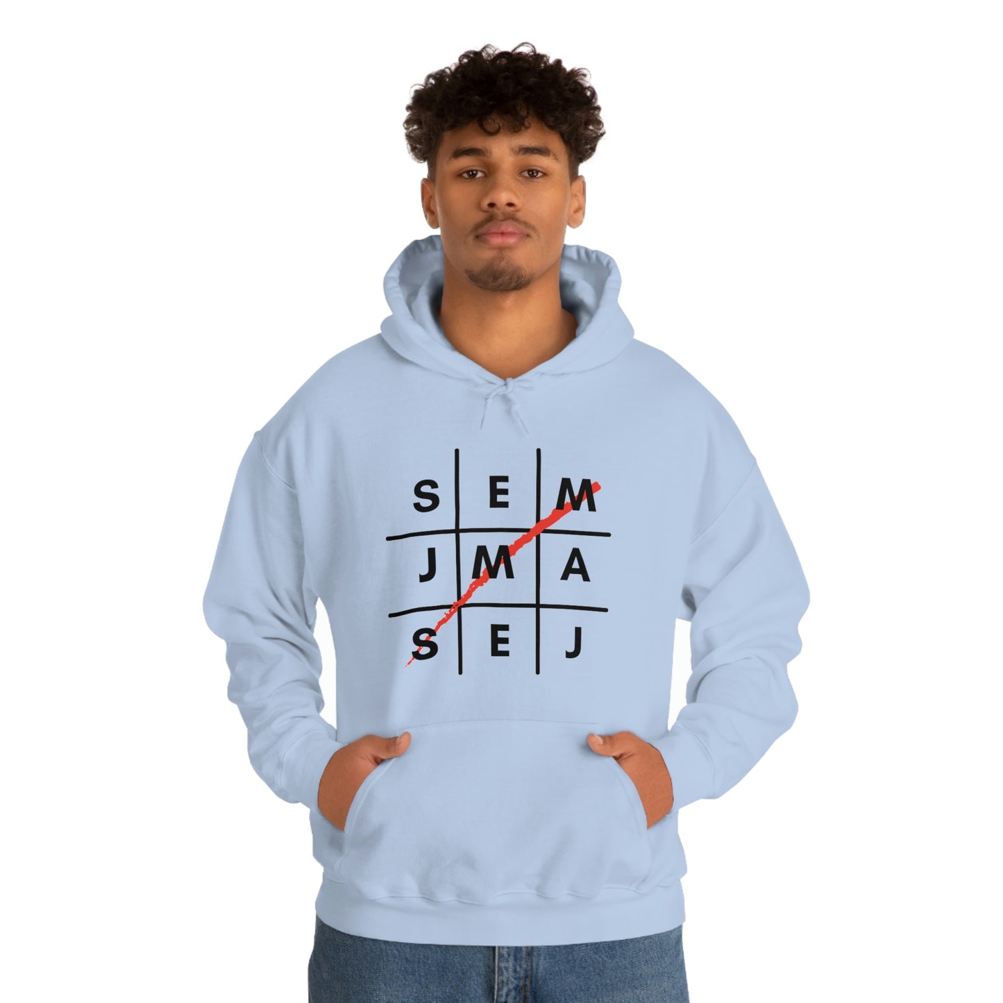 Semaj James Tic Tac Toe Unisex Heavy Blend™ Hooded Sweatshirt