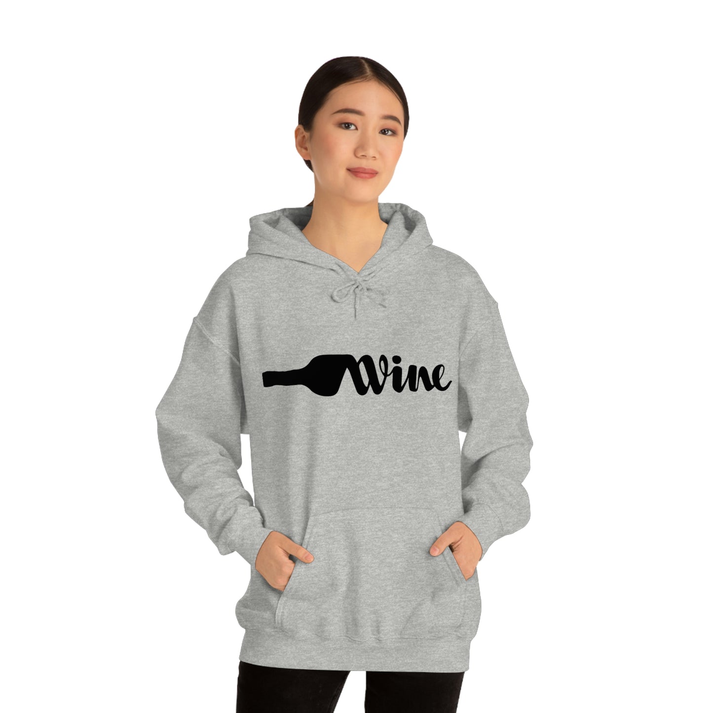 Wine Unisex Heavy Blend™ Hooded Sweatshirt