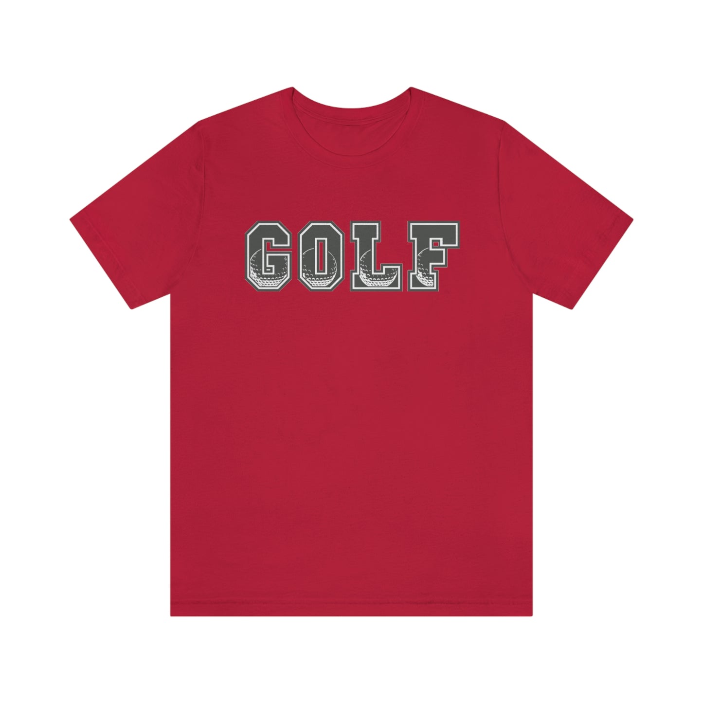 Golf Grey Unisex Jersey Short Sleeve Tee