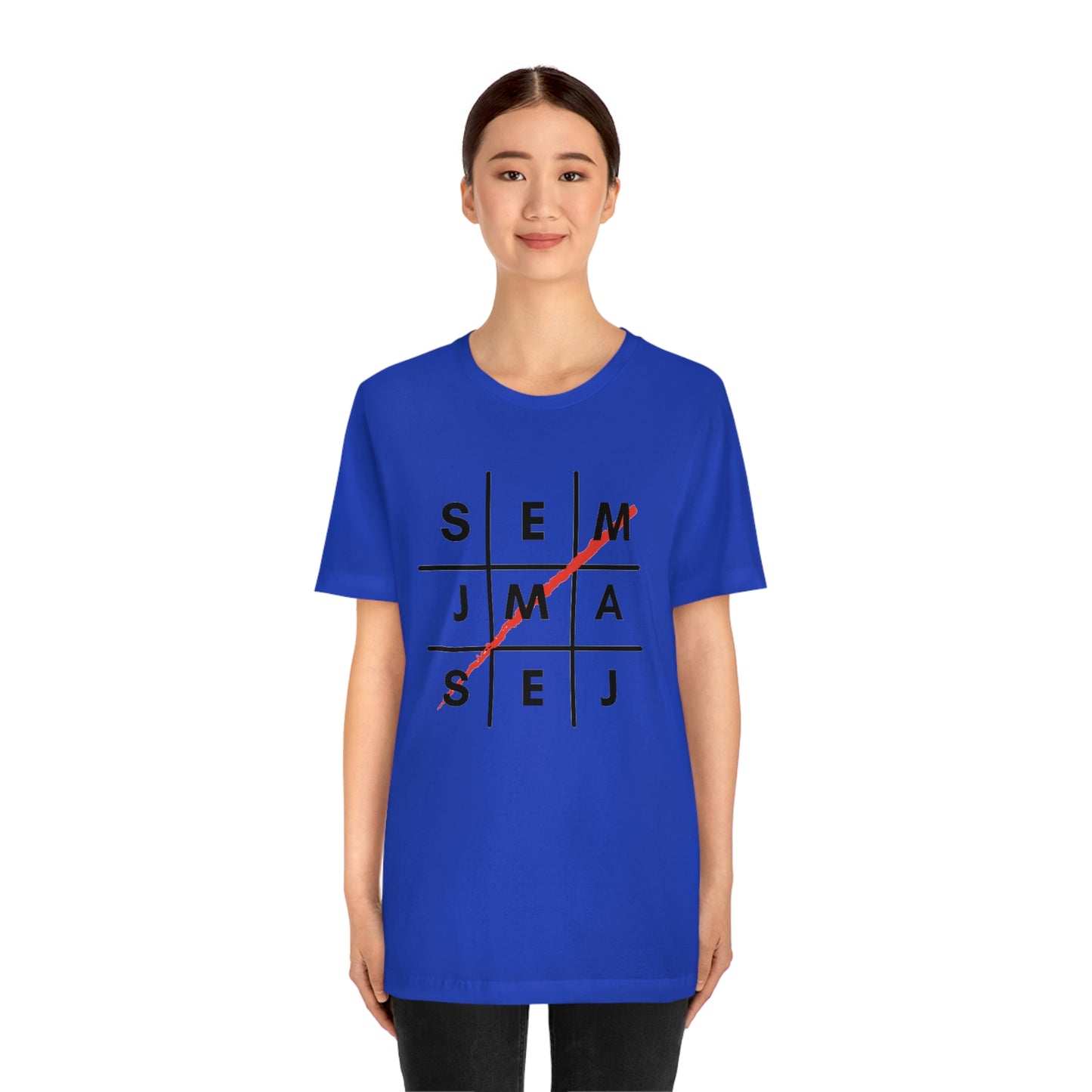 Semaj James Tic Tac Toe Unisex Jersey Short Sleeve Tee