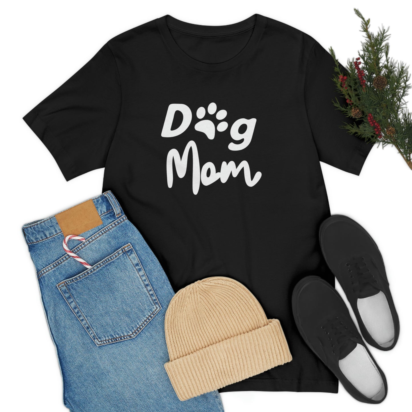 Dog Mom Unisex Jersey Short Sleeve Tee